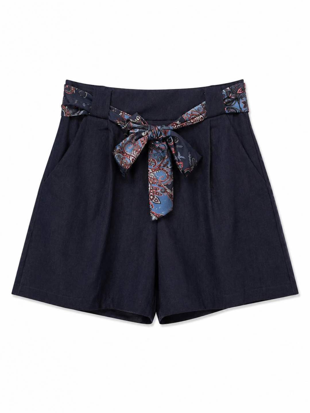 Shorts mit hohem Bund