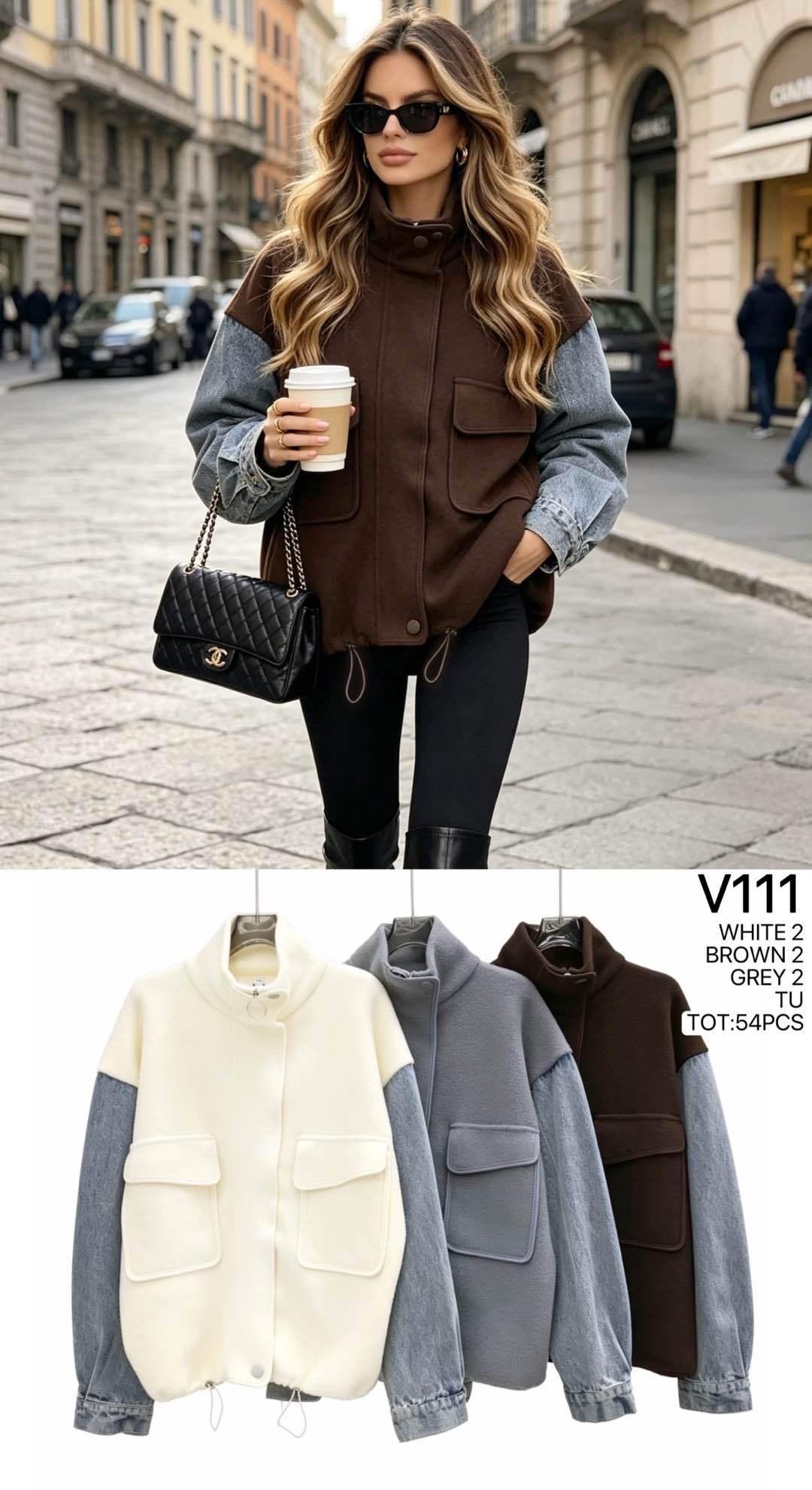 Oversize Bomberjacke