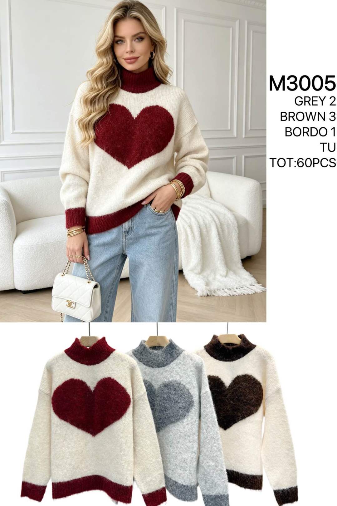 Lässiger Rollkragenpullover