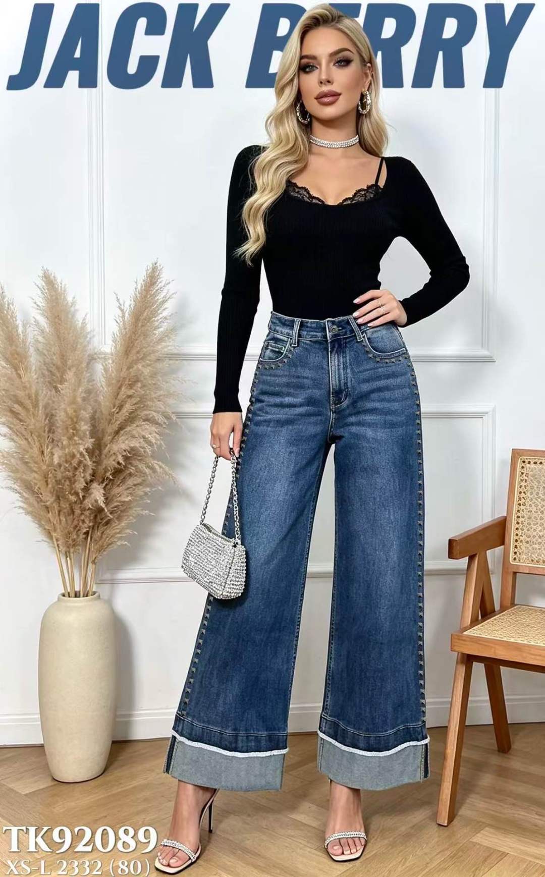 Jeans im Wide-Leg-Schnitt