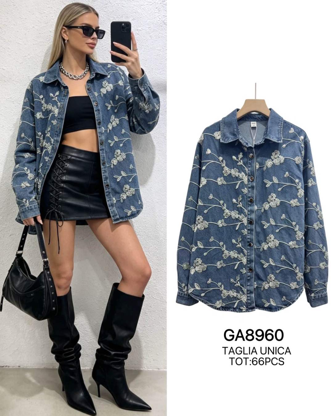 Oversized Hemdjacke