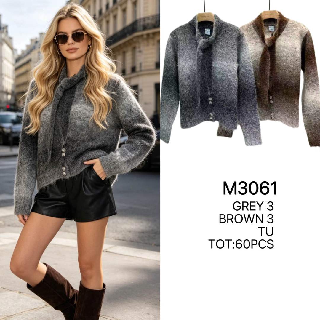 Weicher V‑Cardigan
