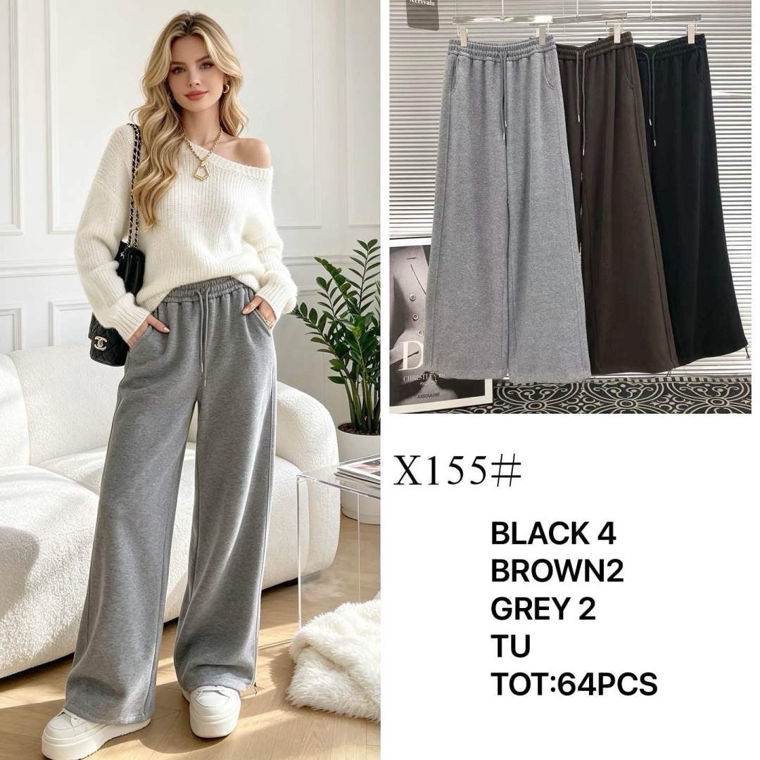 Weite Hose mit Kordelzug