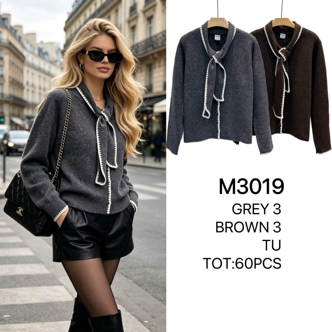 Gerader Cardigan bis zur Hüfte