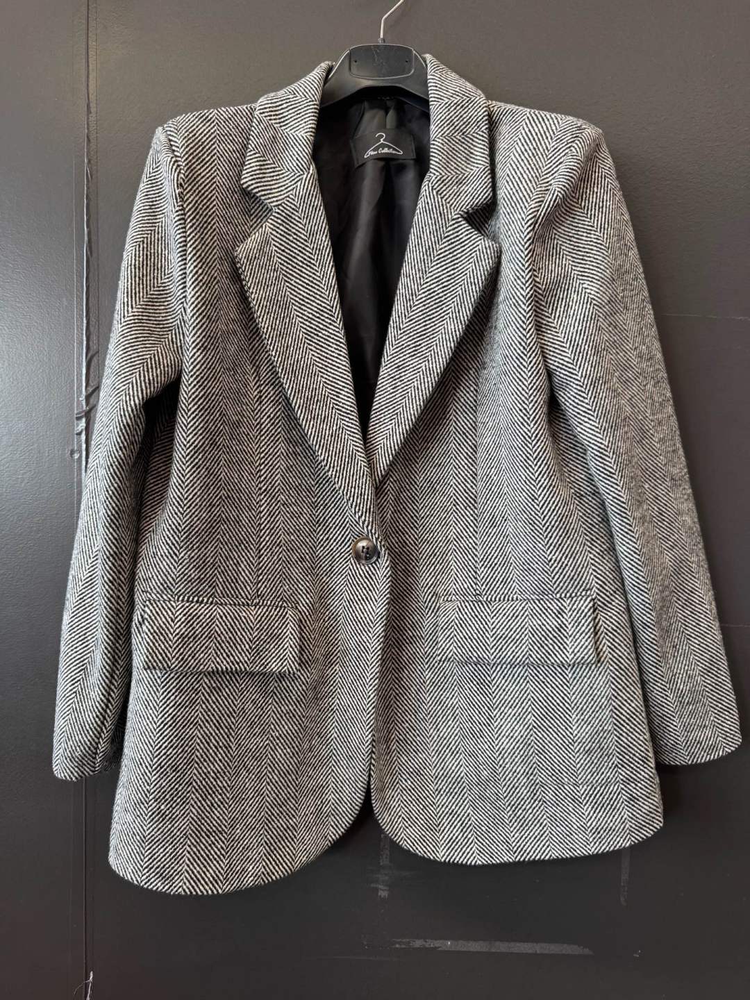 Oversize-Blazer mit Reverskragen