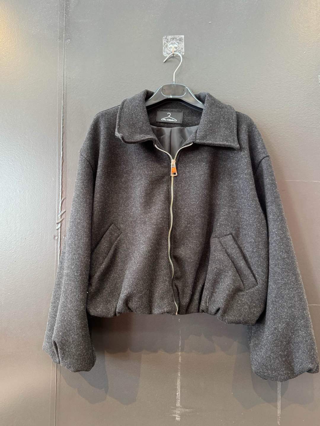 Oversize-Jacke mit Hemdkragen
