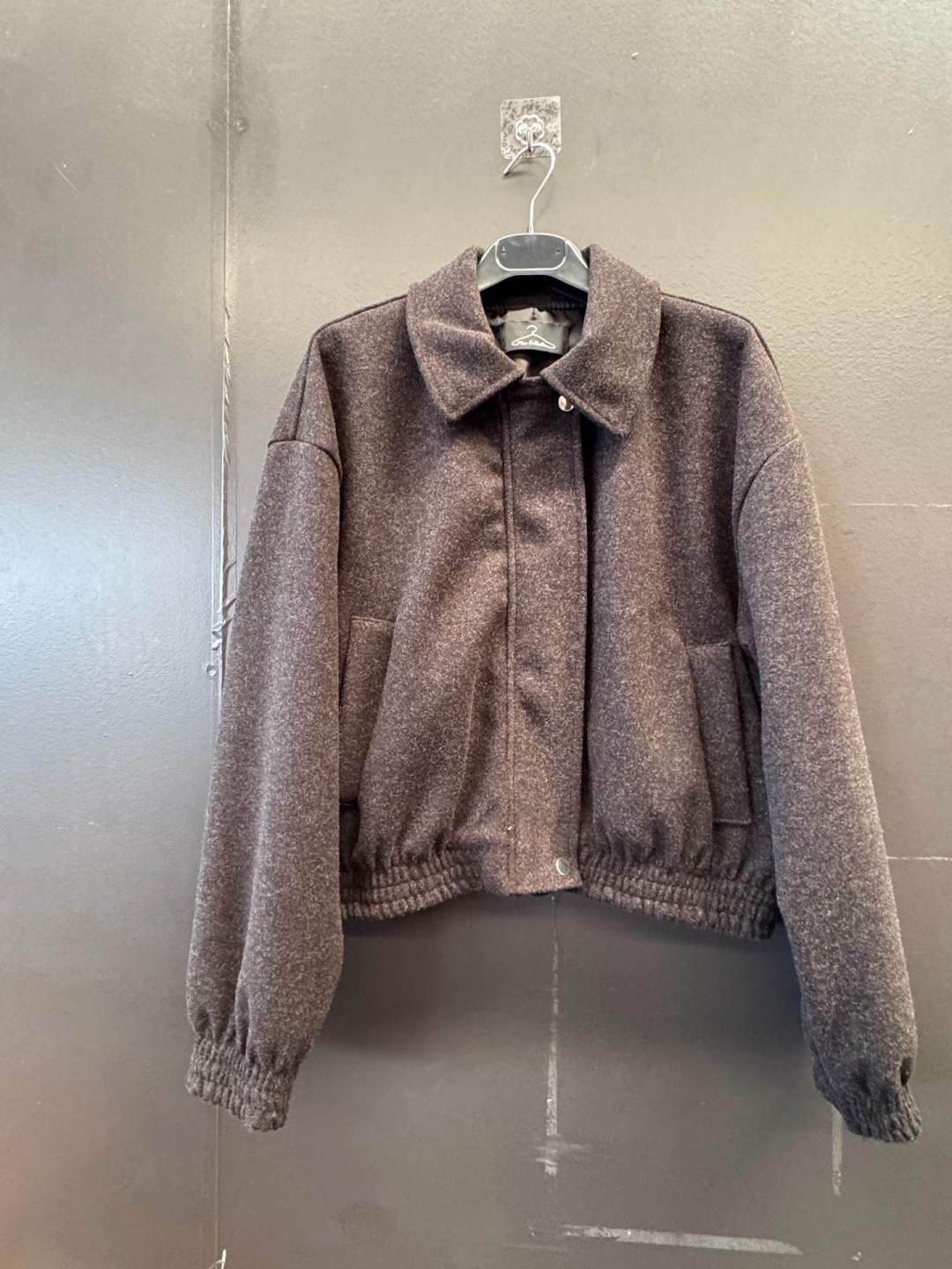 Oversize-Jacke mit Kragen