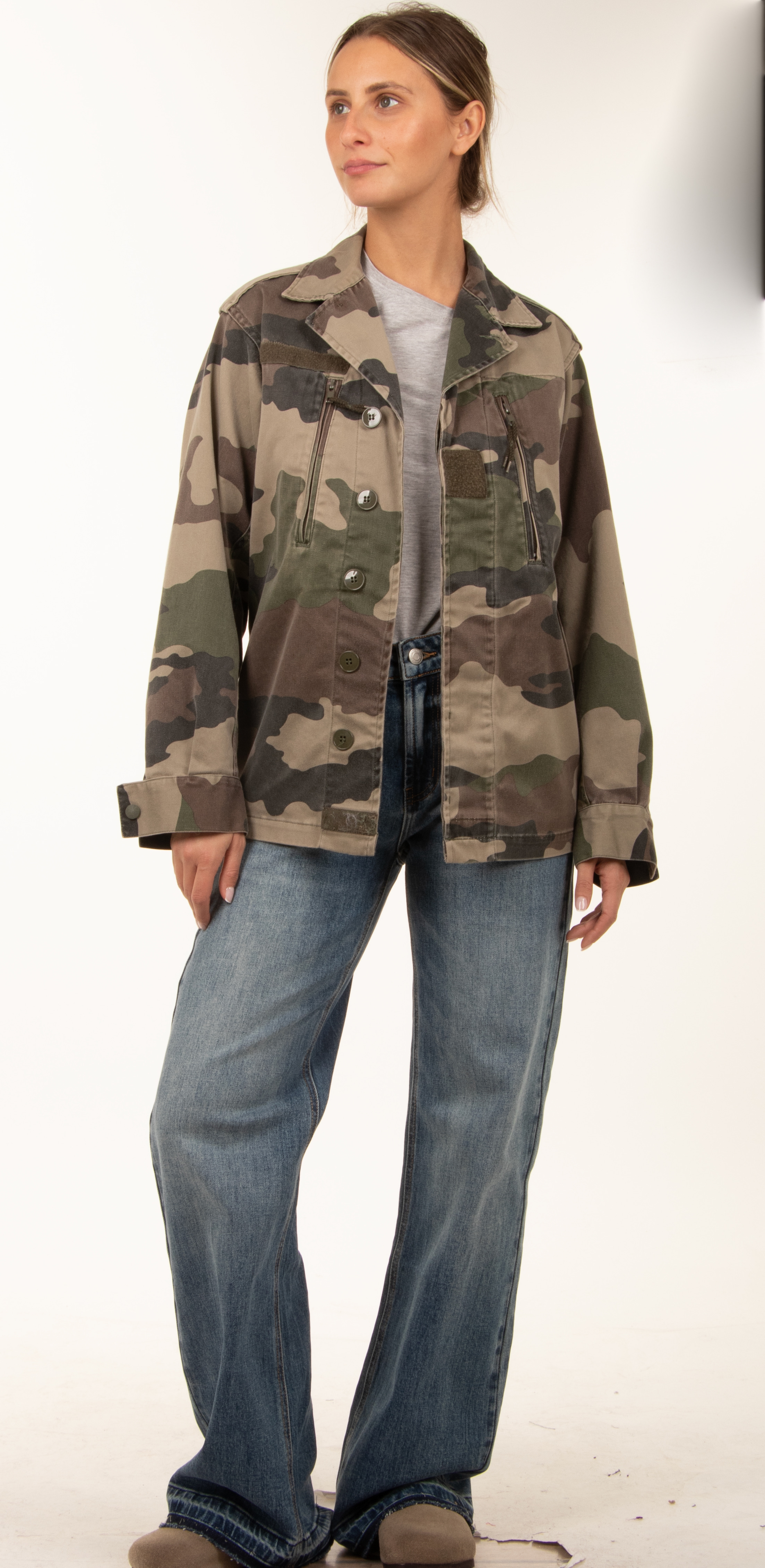 Overshirt mit Camouflage