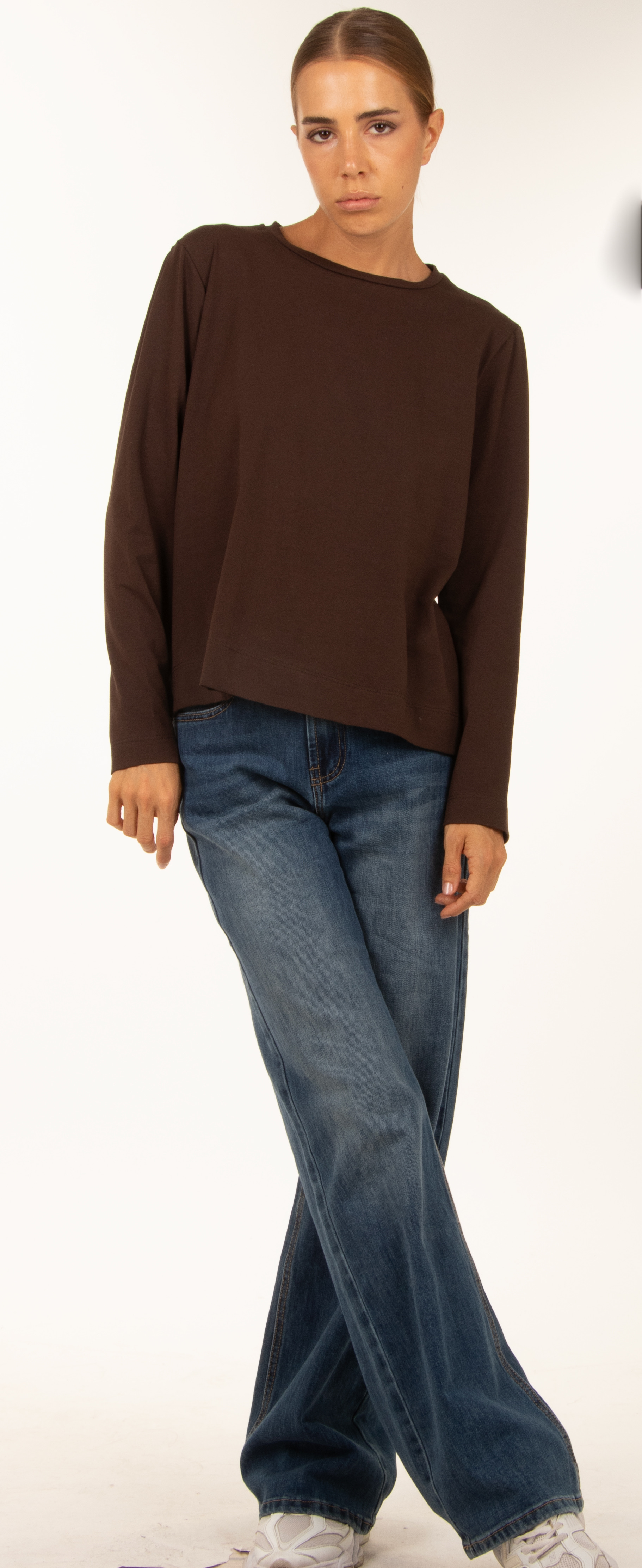 Basic-Shirt mit Rundhalsausschnitt