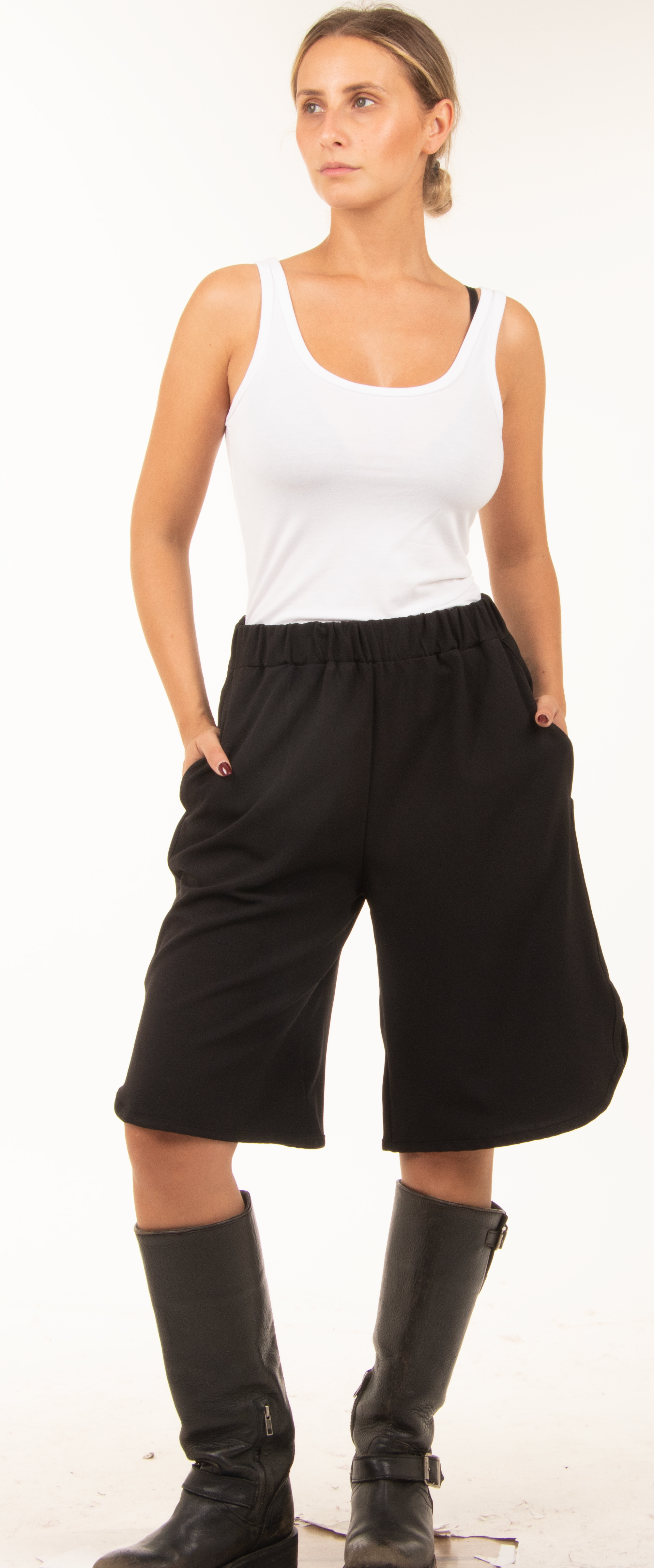 Bermuda-Shorts mit Gummibund