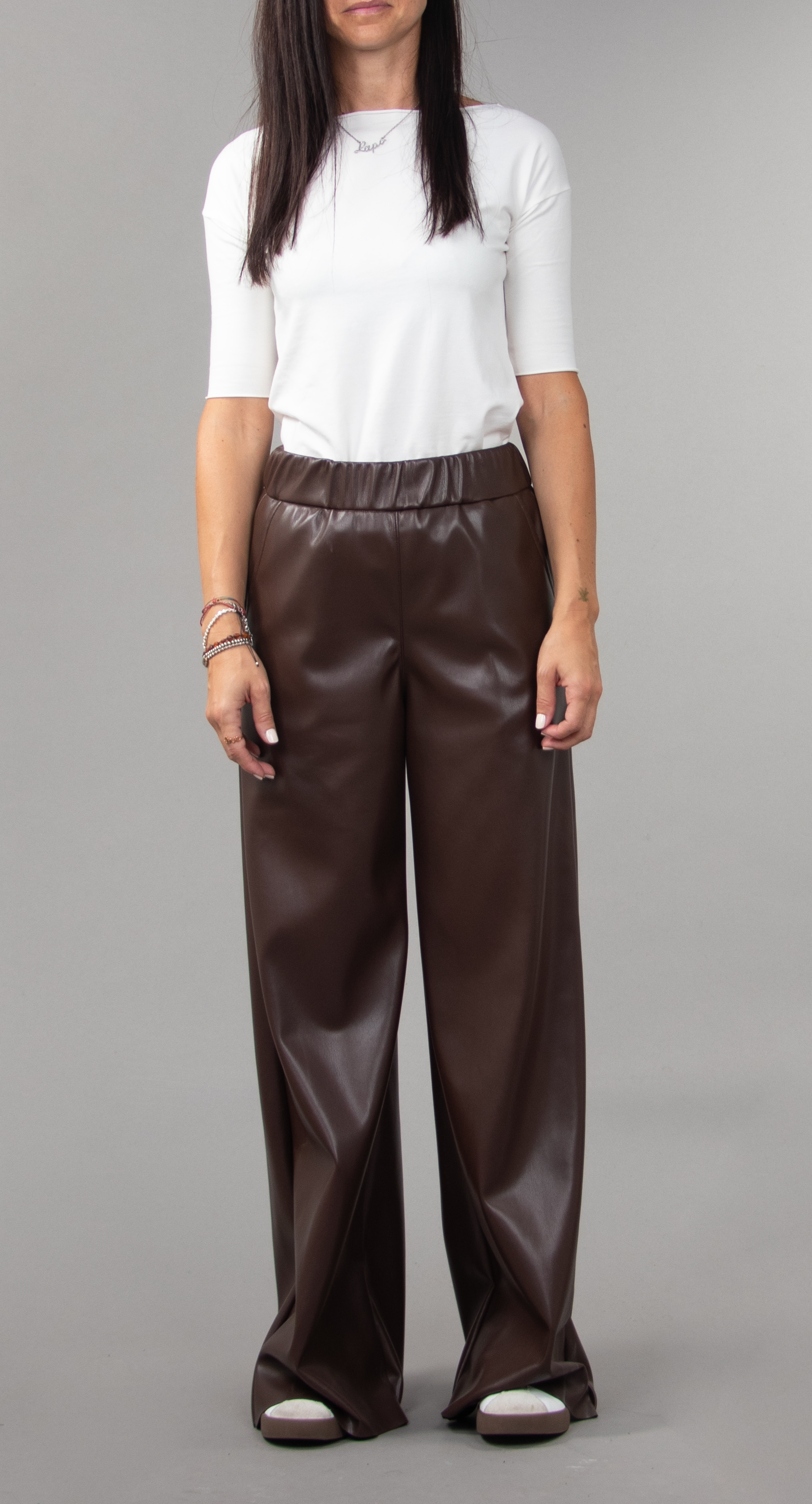 Wide-Leg-Hose mit Gummibund