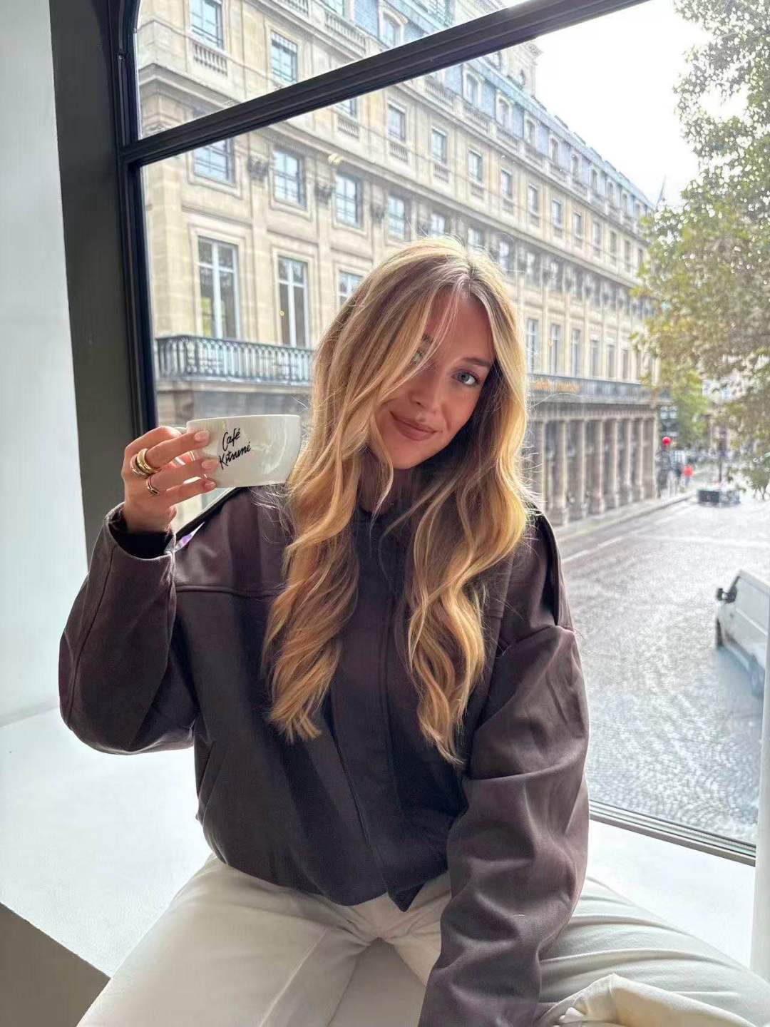 Oversize-Jacke mit Kragen