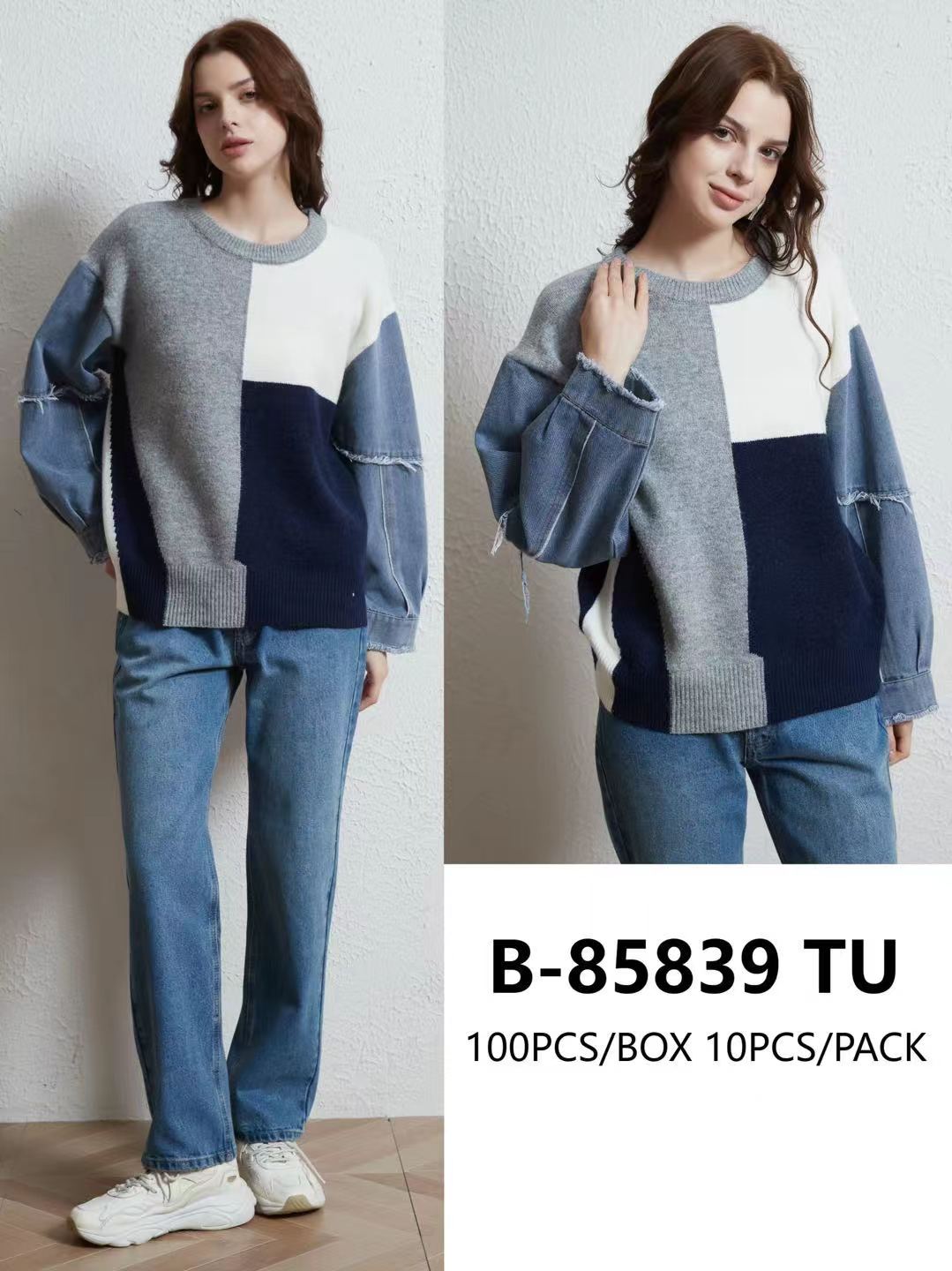 Oversize-Pullover mit Ballonärmeln