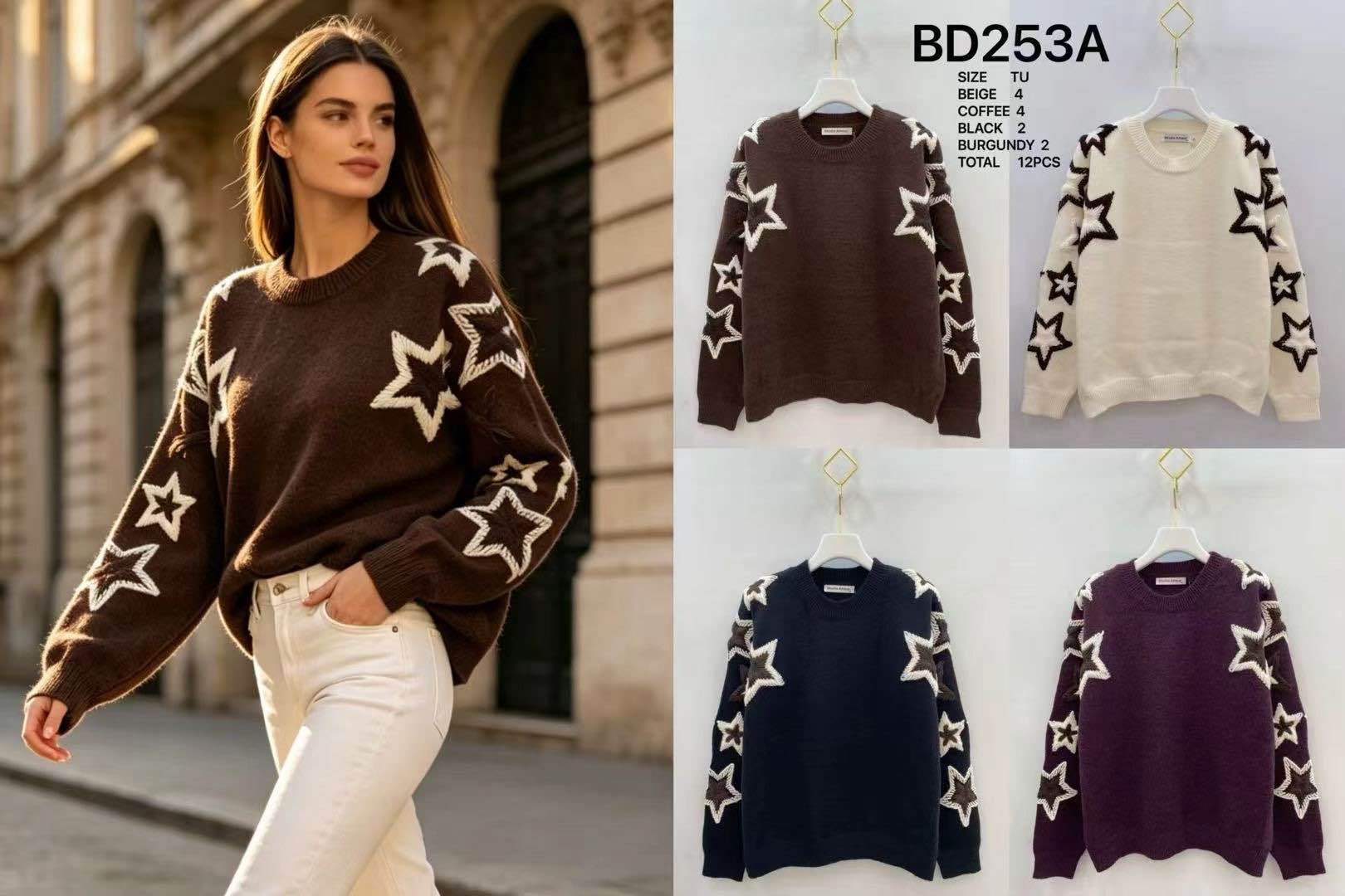 Pullover mit geometrischem Muster