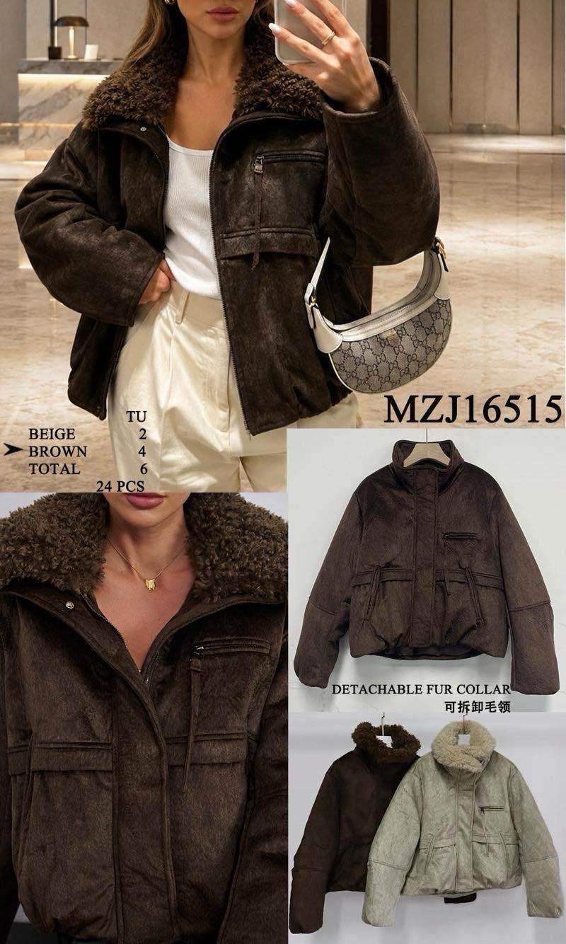 Oversize-Jacke mit Kragen