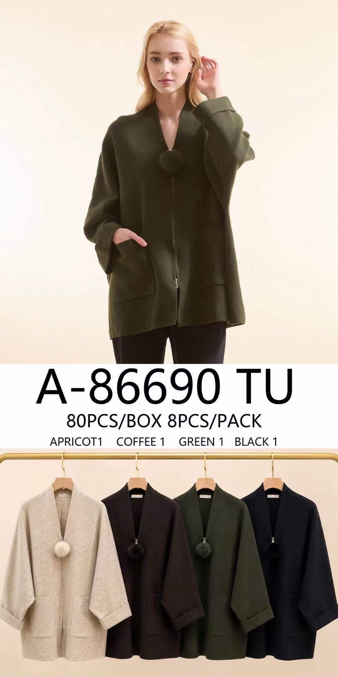 Langer Cardigan mit Taschen