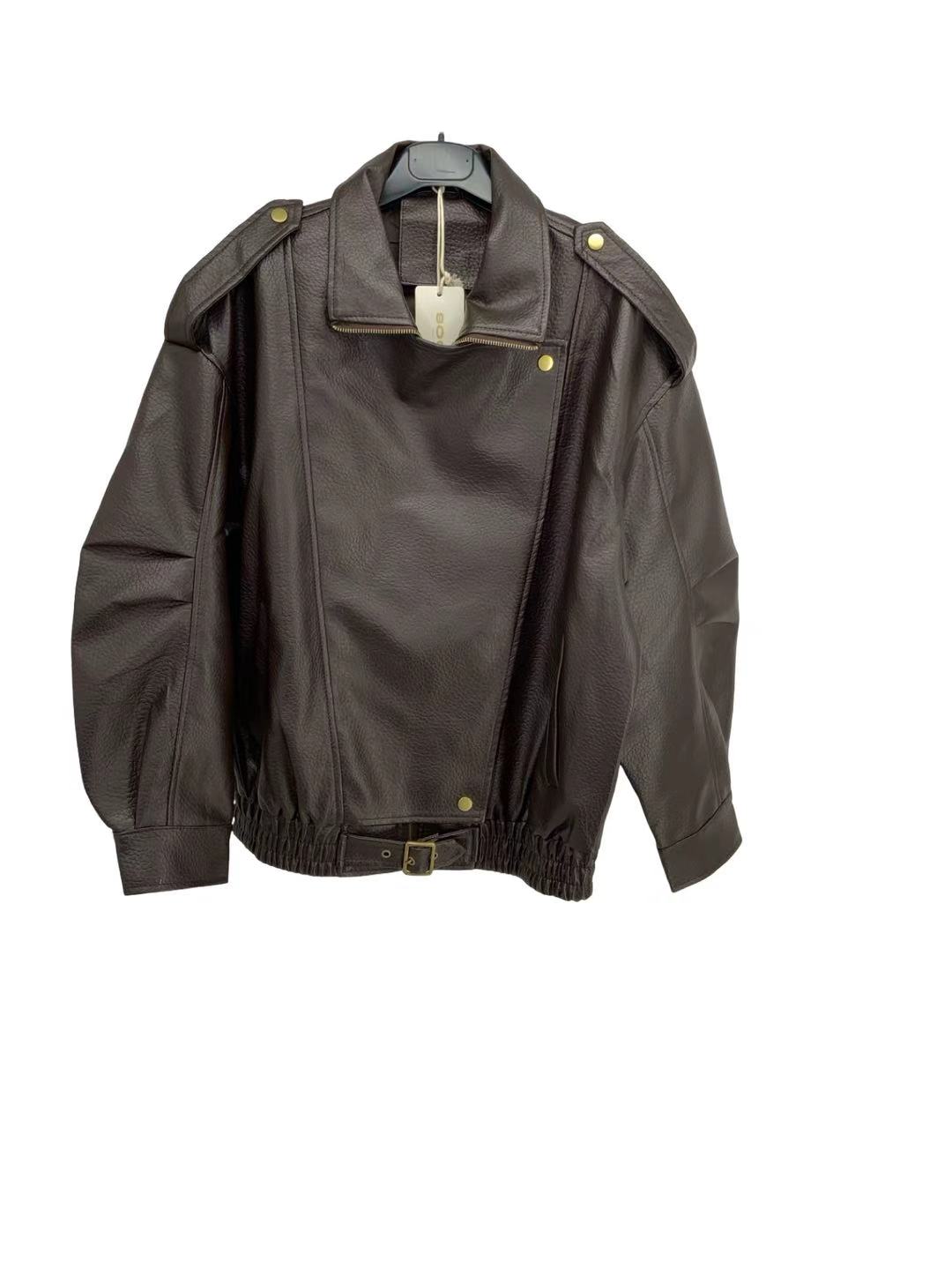 Oversize-Jacke mit Revers