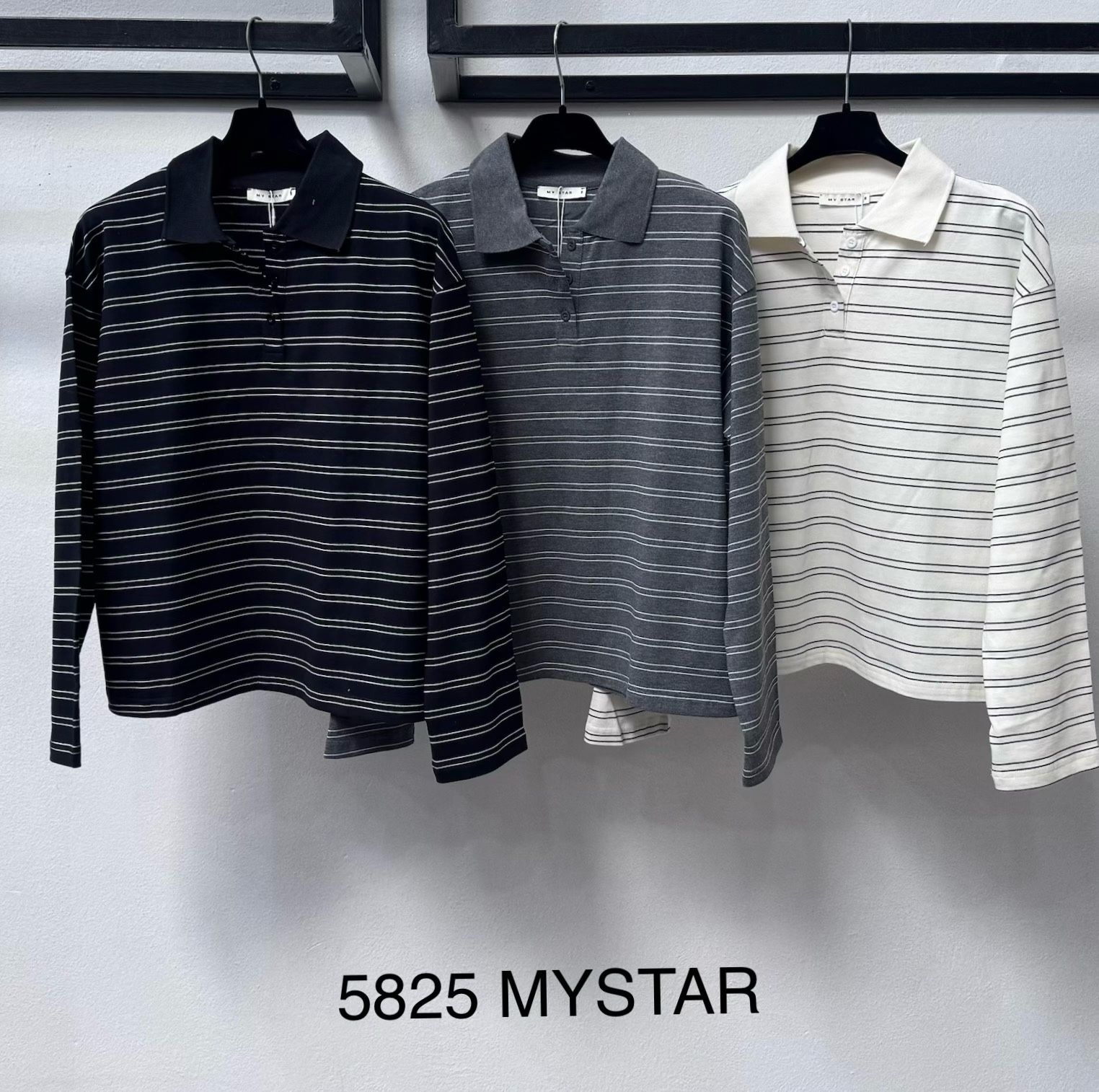 Gestreiftes Polo-Top