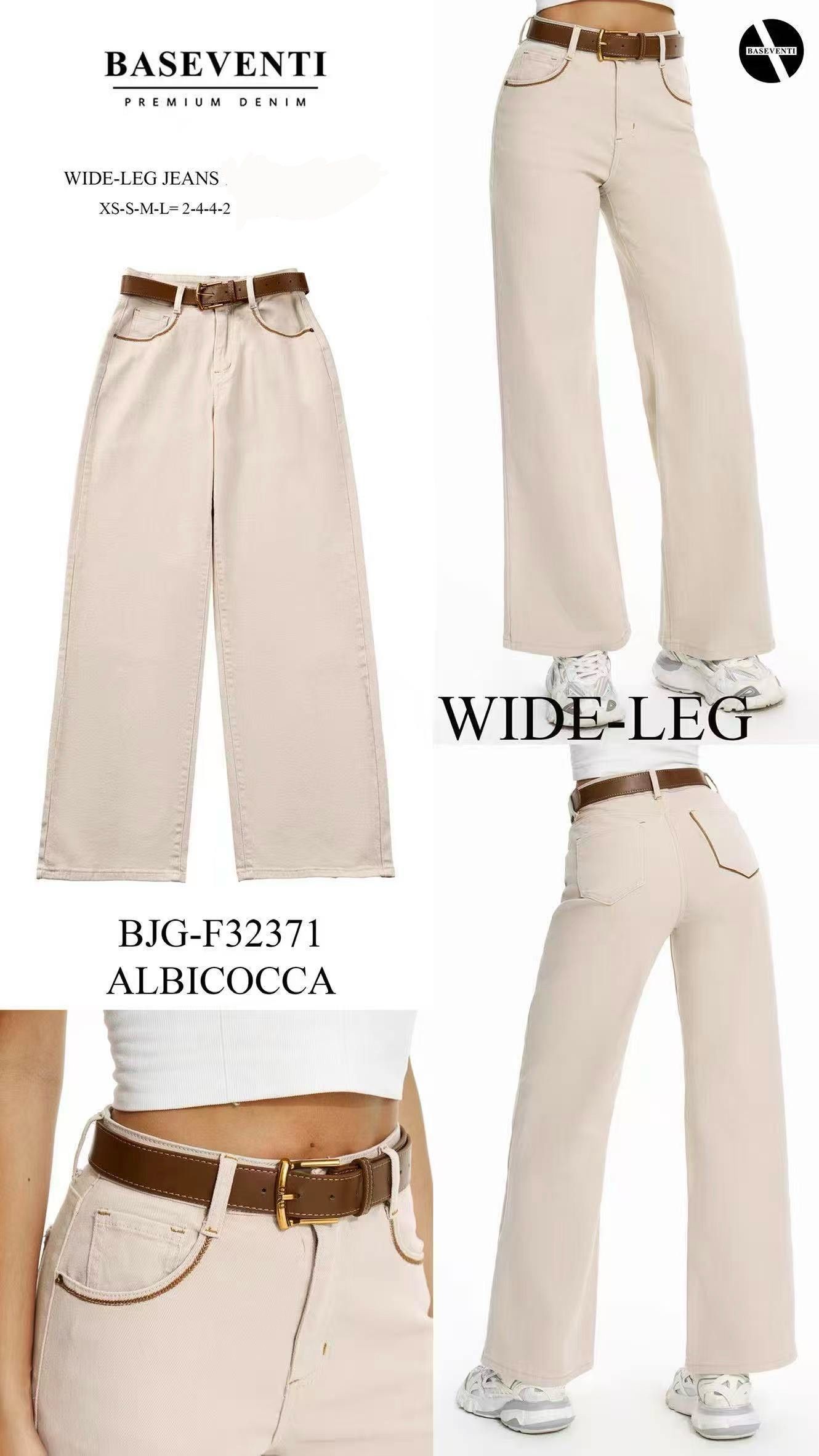 Regular Wide‑Leg Jeans