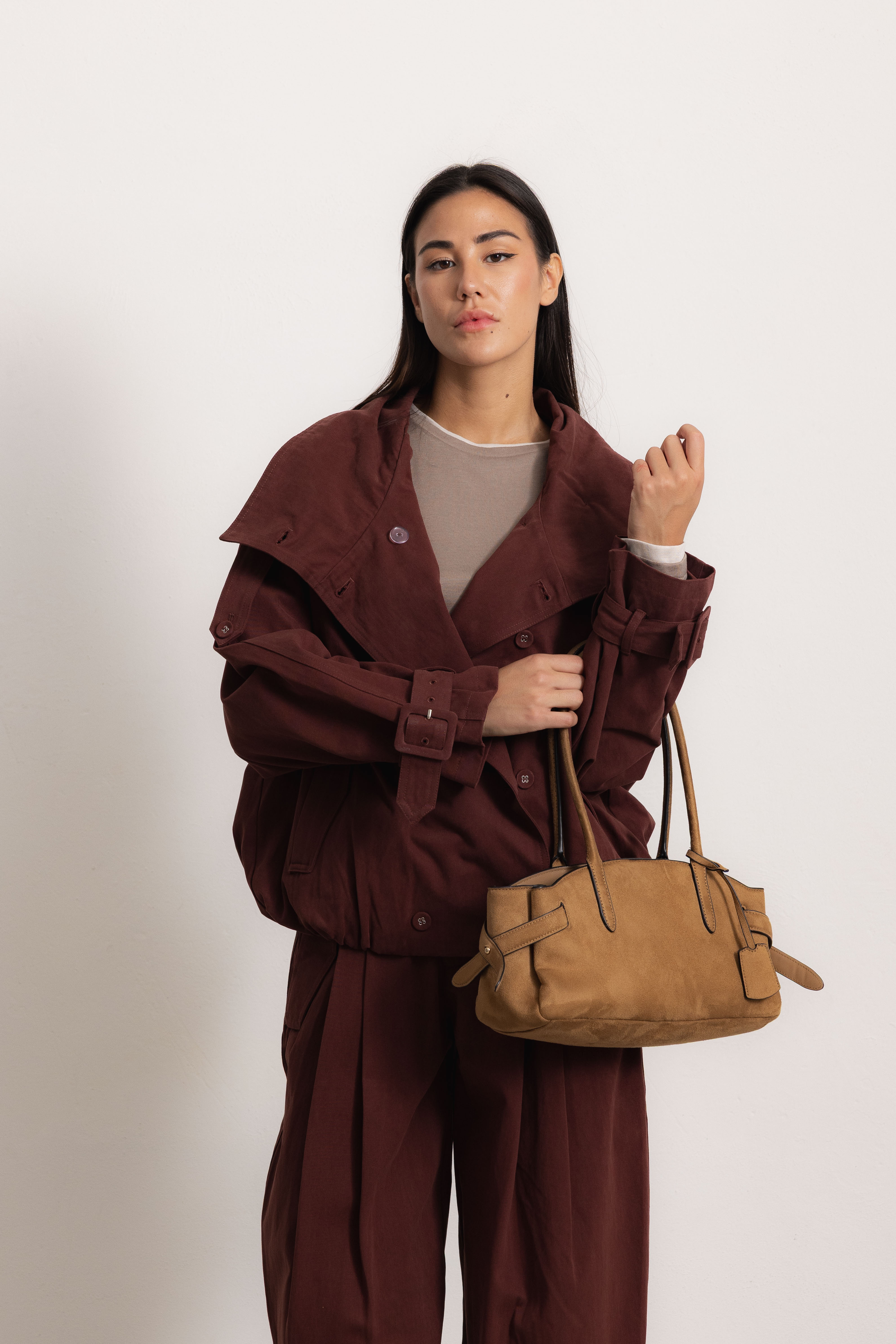 Lockerer Blouson mit breiten Revers