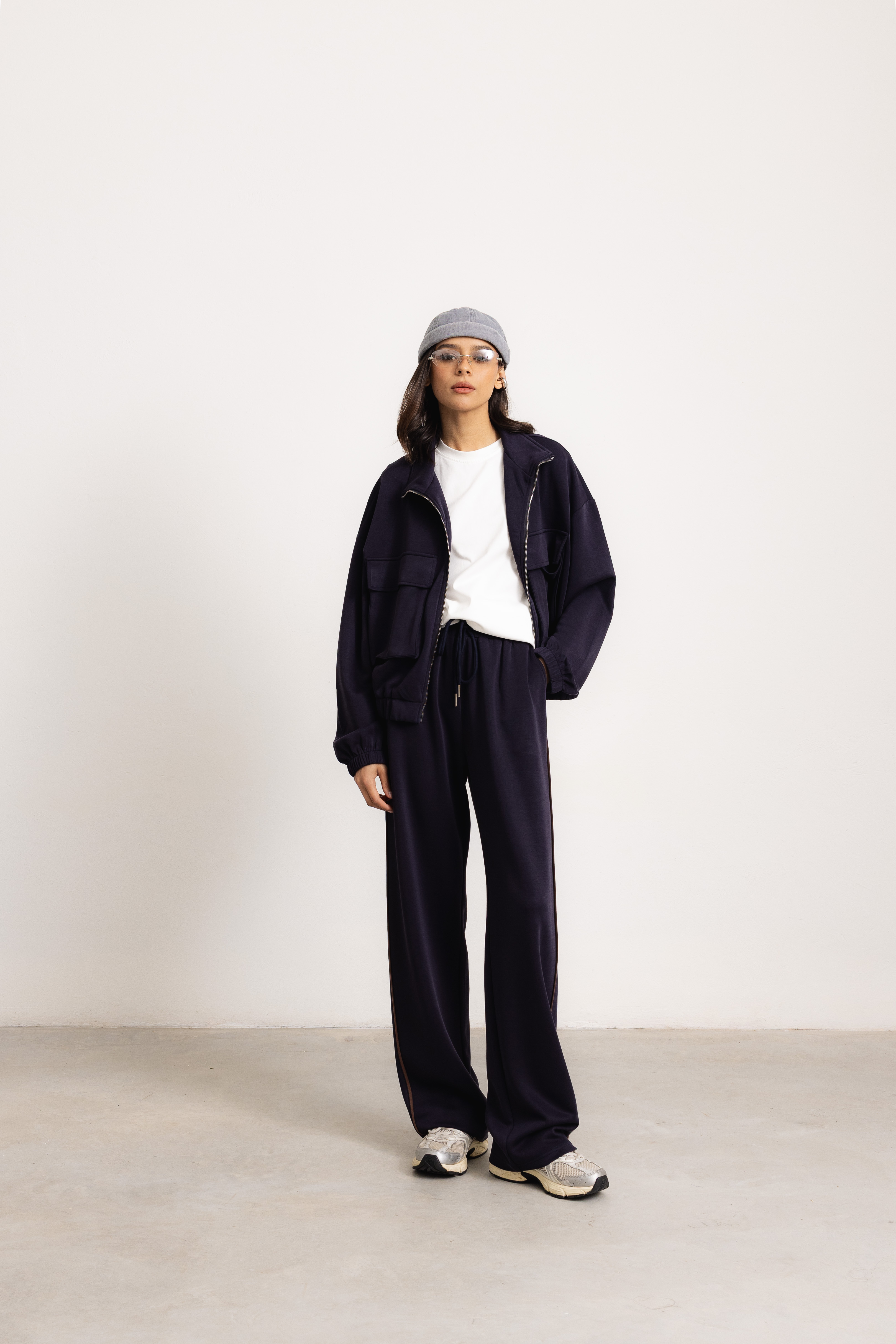 Oversized Jacke mit Kragen