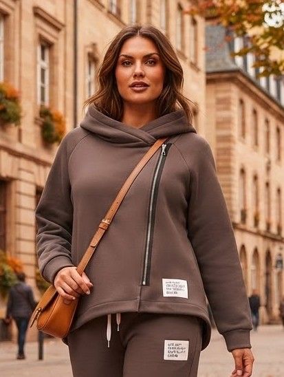 Lockerer Kapuzenpullover