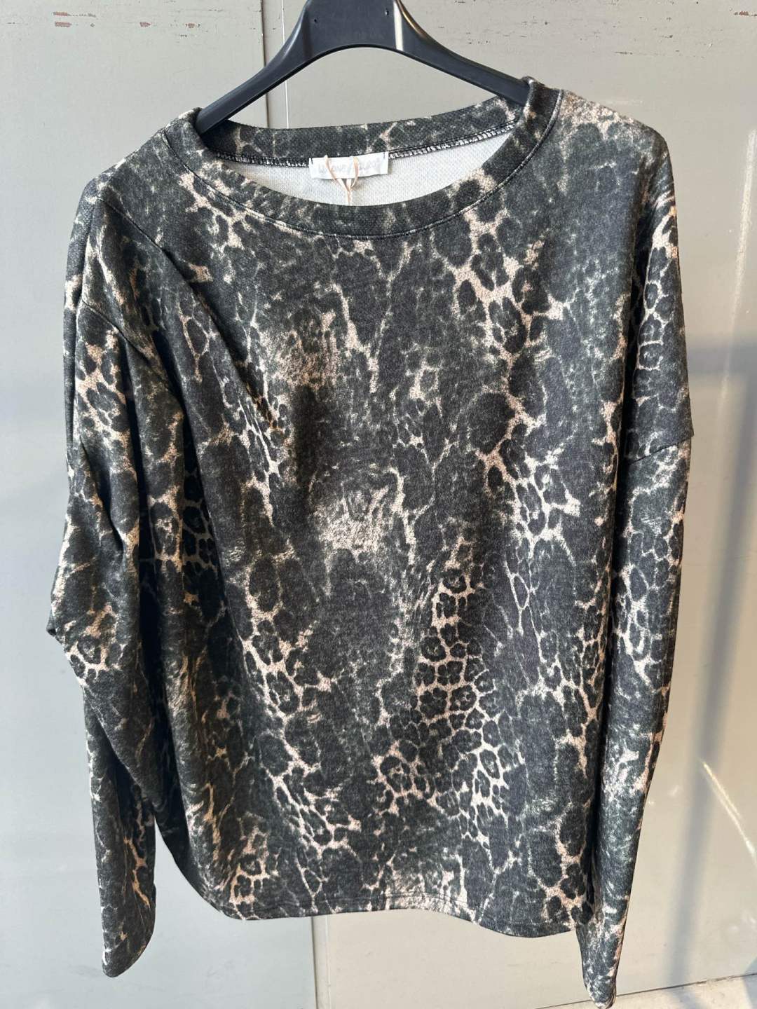 Locker geschnittene Bluse mit Print