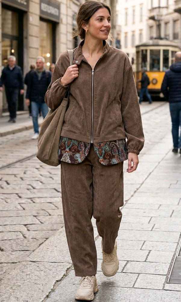 Gerade Jacke mit Stehkragen