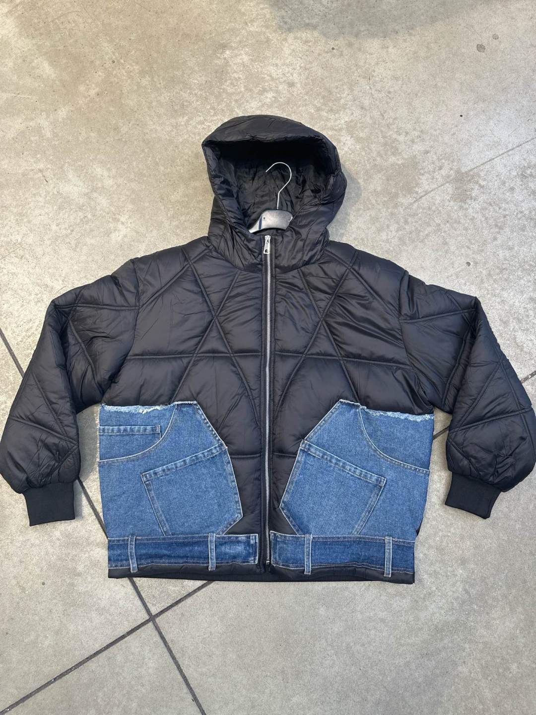 Oversize-Jacke mit Kapuze