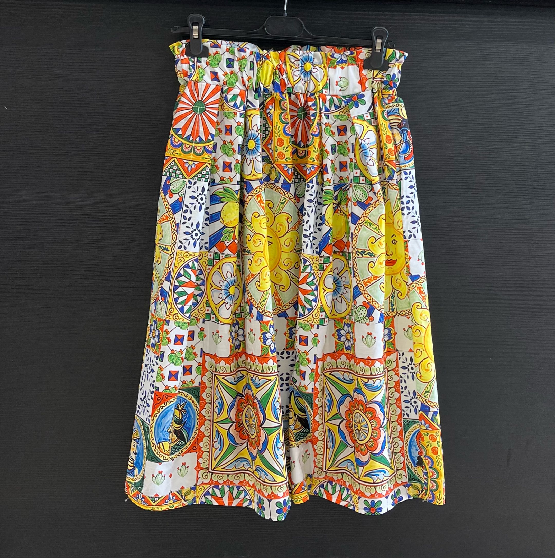 Boho ausgestellter Midi-Rock