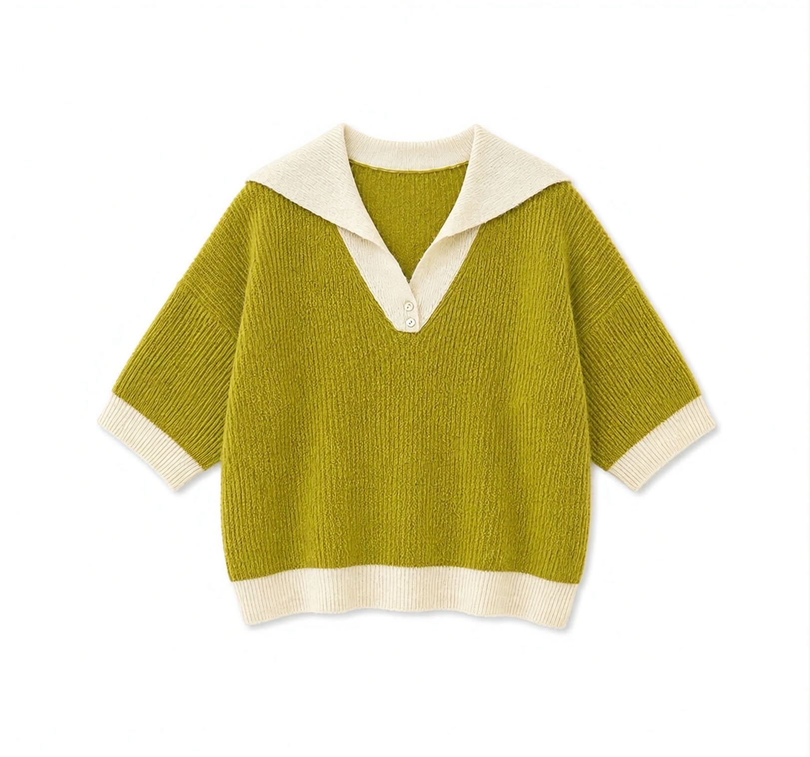 Legerer Pullover mit V‑Ausschnitt