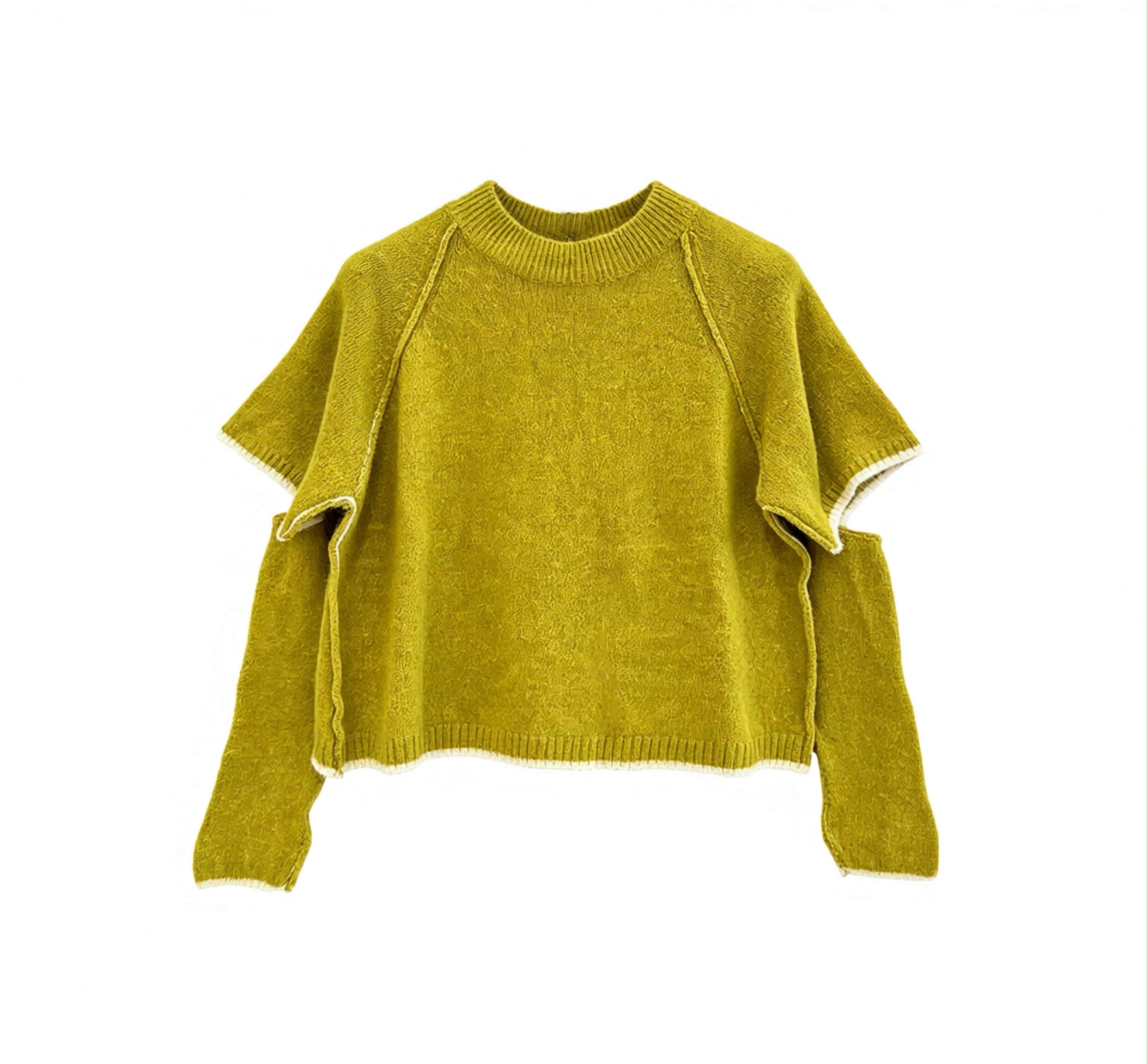 Regular gerader Pullover
