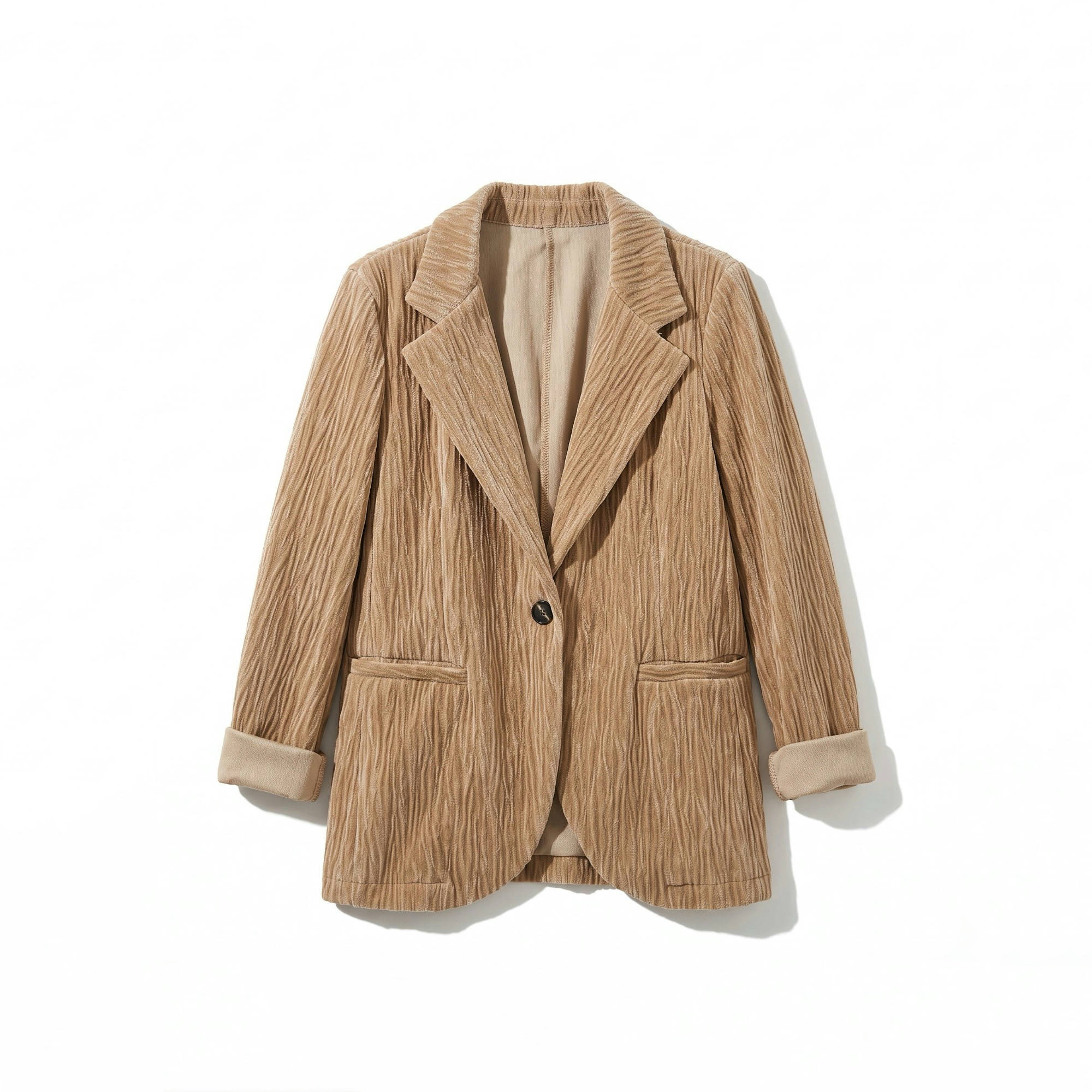 Verlängerter Blazer mit Revers
