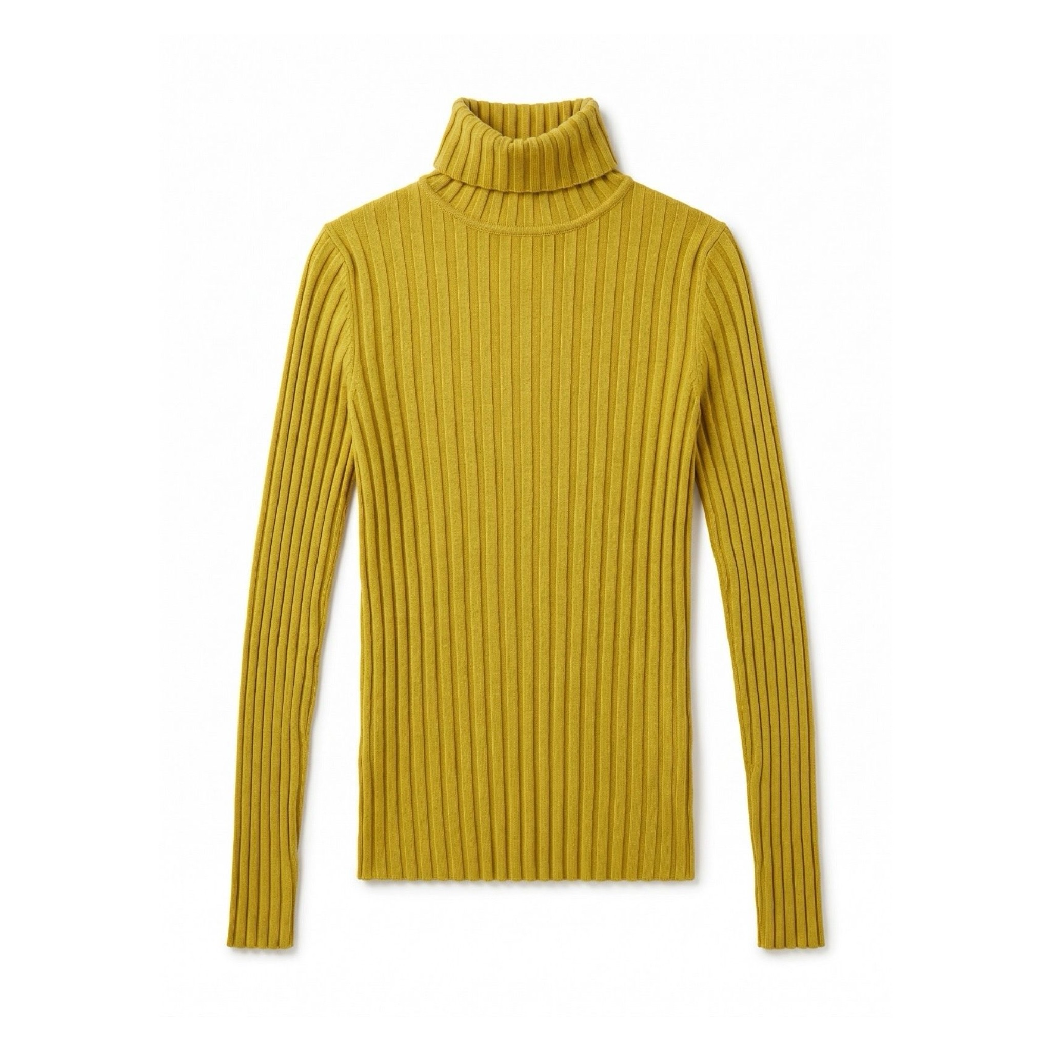Figurbetonter Rollkragenpullover