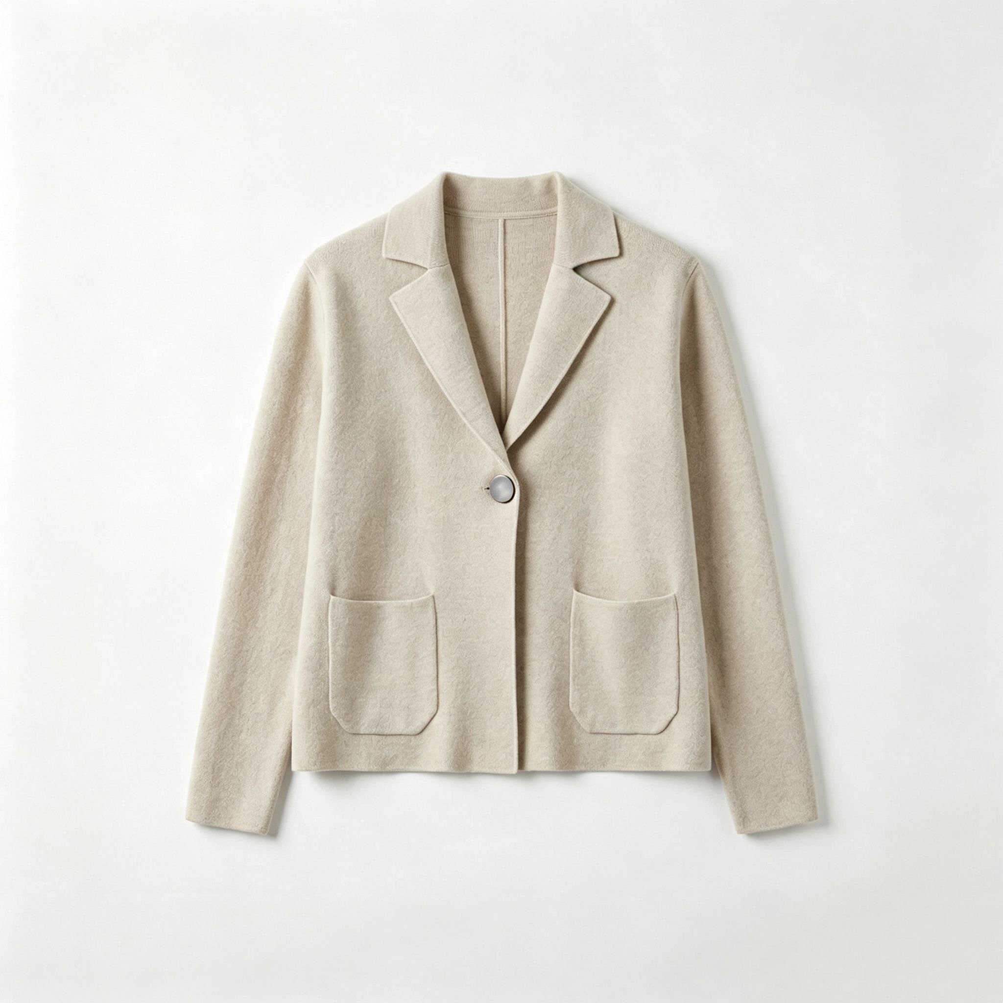 Schlichter Cardigan mit Kragen