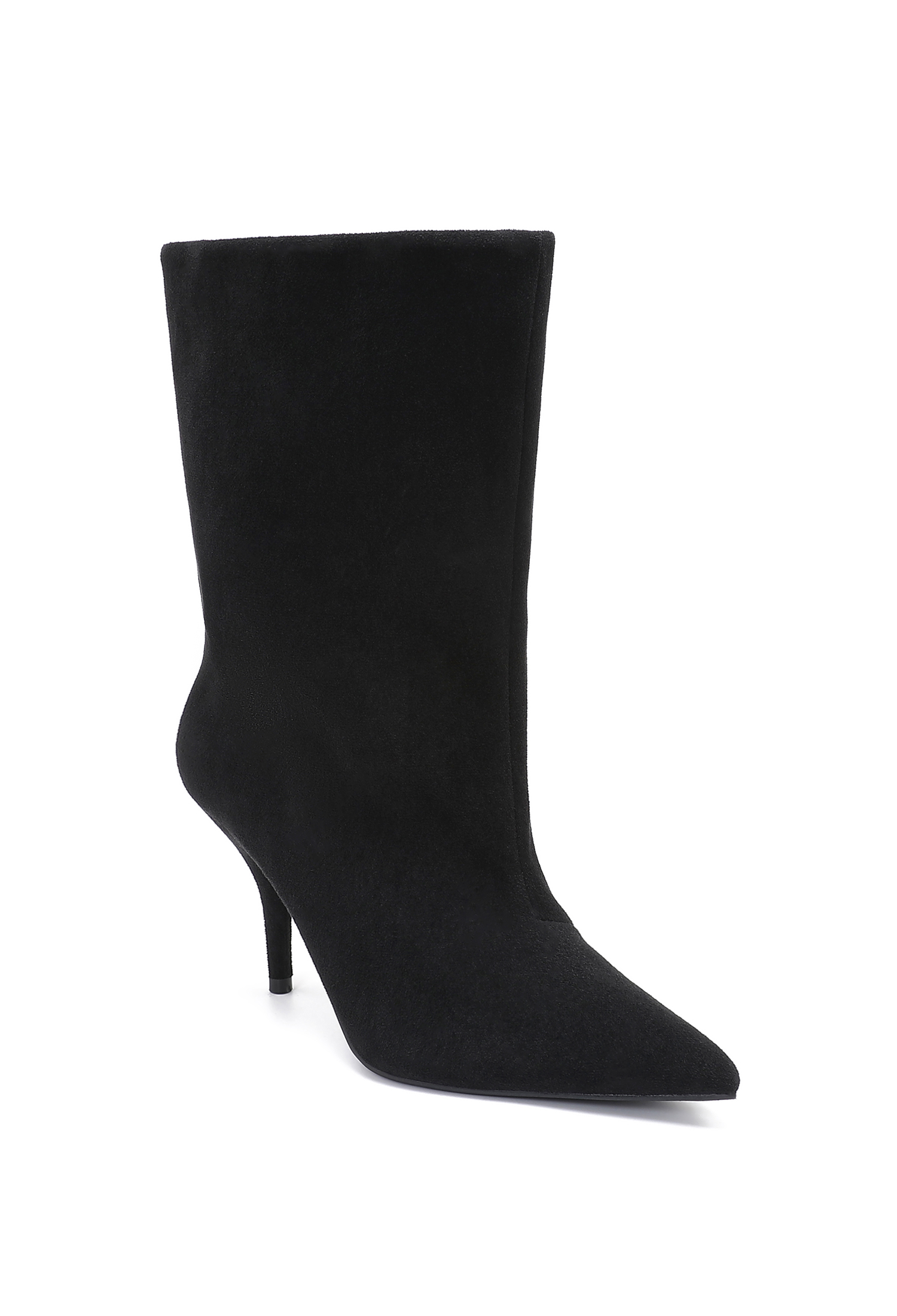 Stiefeletten mit Spitz zulaufender Kappe und Stiletto‑Absatz