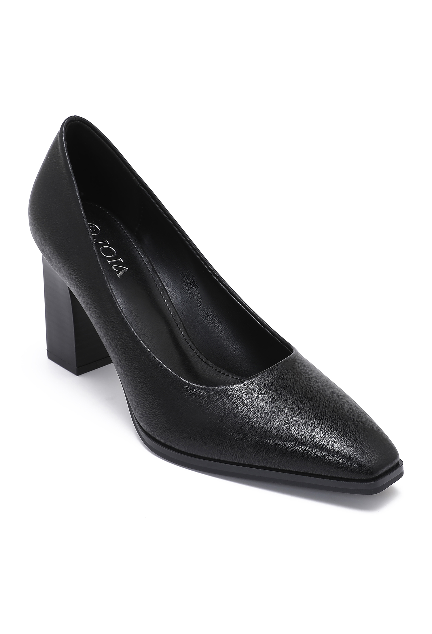 Klassische Pumps mit Blockabsatz