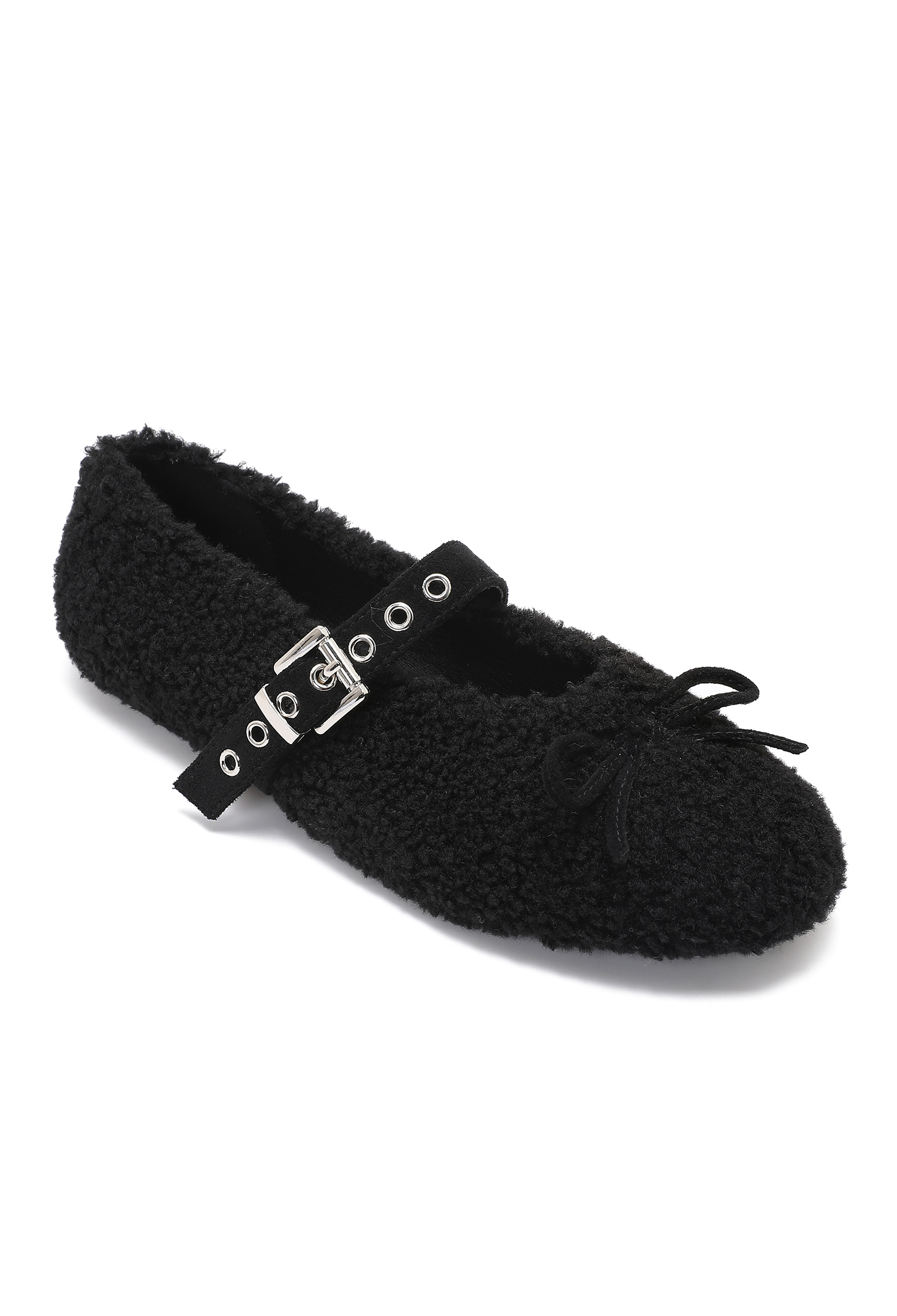 Mary-Jane-Ballerinas mit Schleife