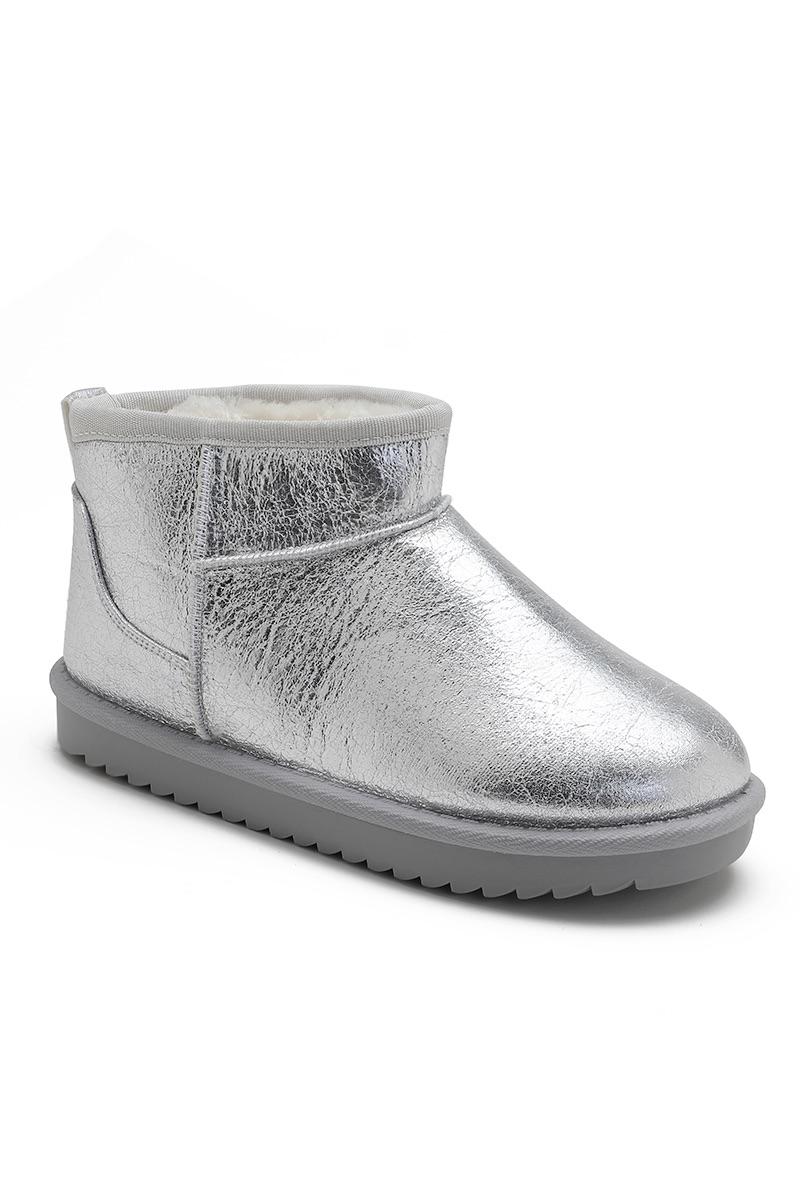 Slip-On-Stiefeletten mit Zierbändern