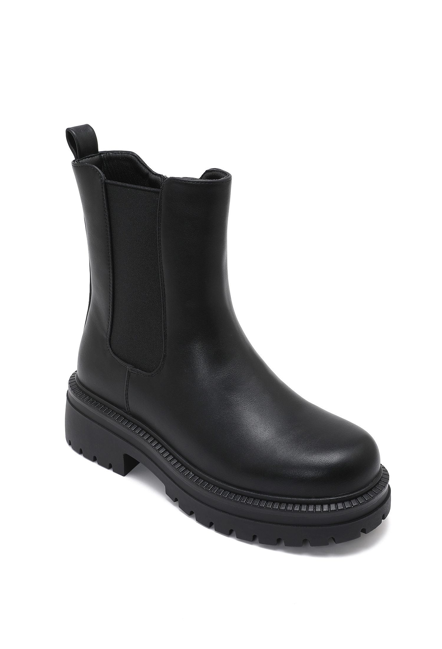 Chelsea-Stiefeletten mit Profilsohle