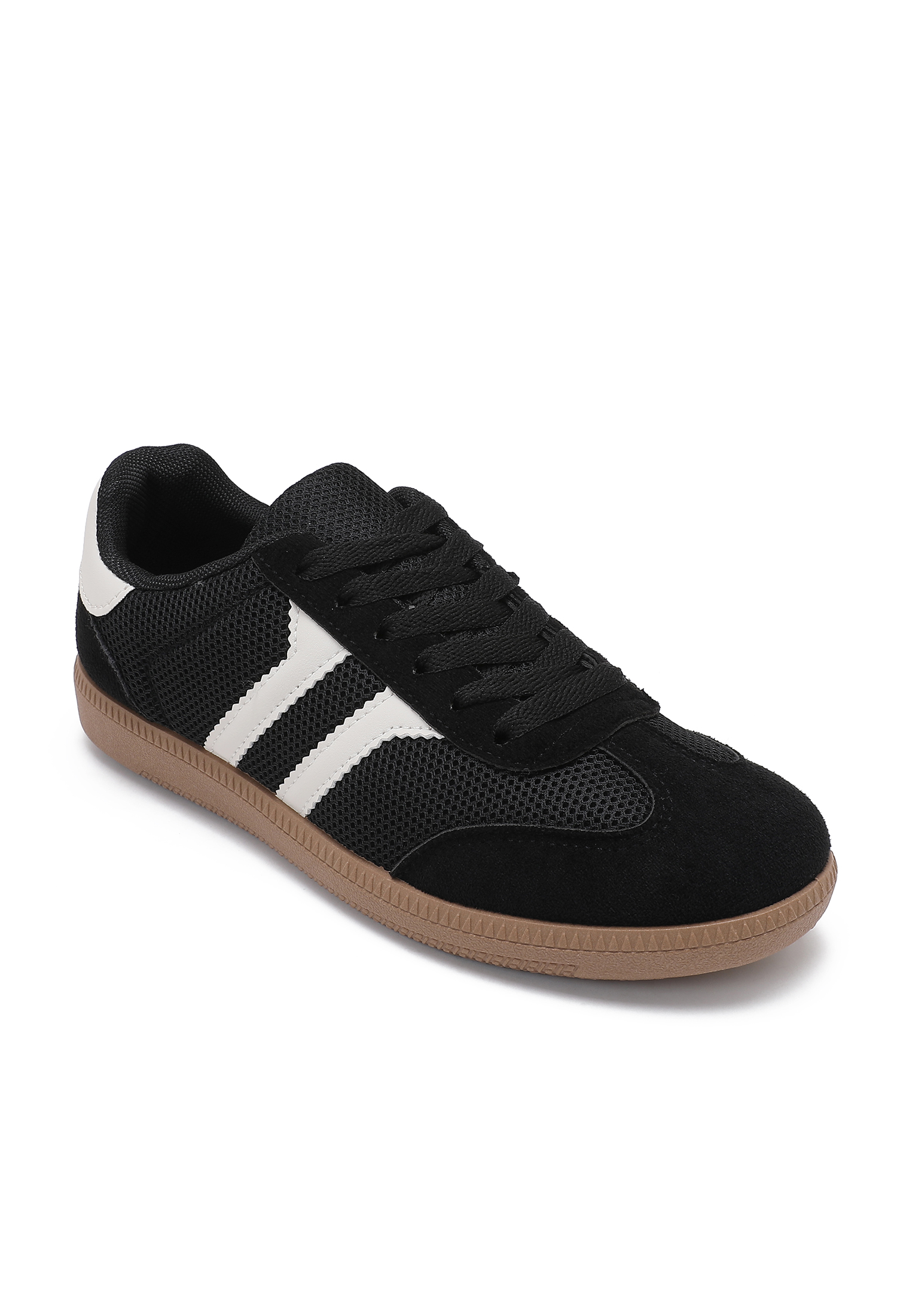 Color-Block Sneaker mit Mesh
