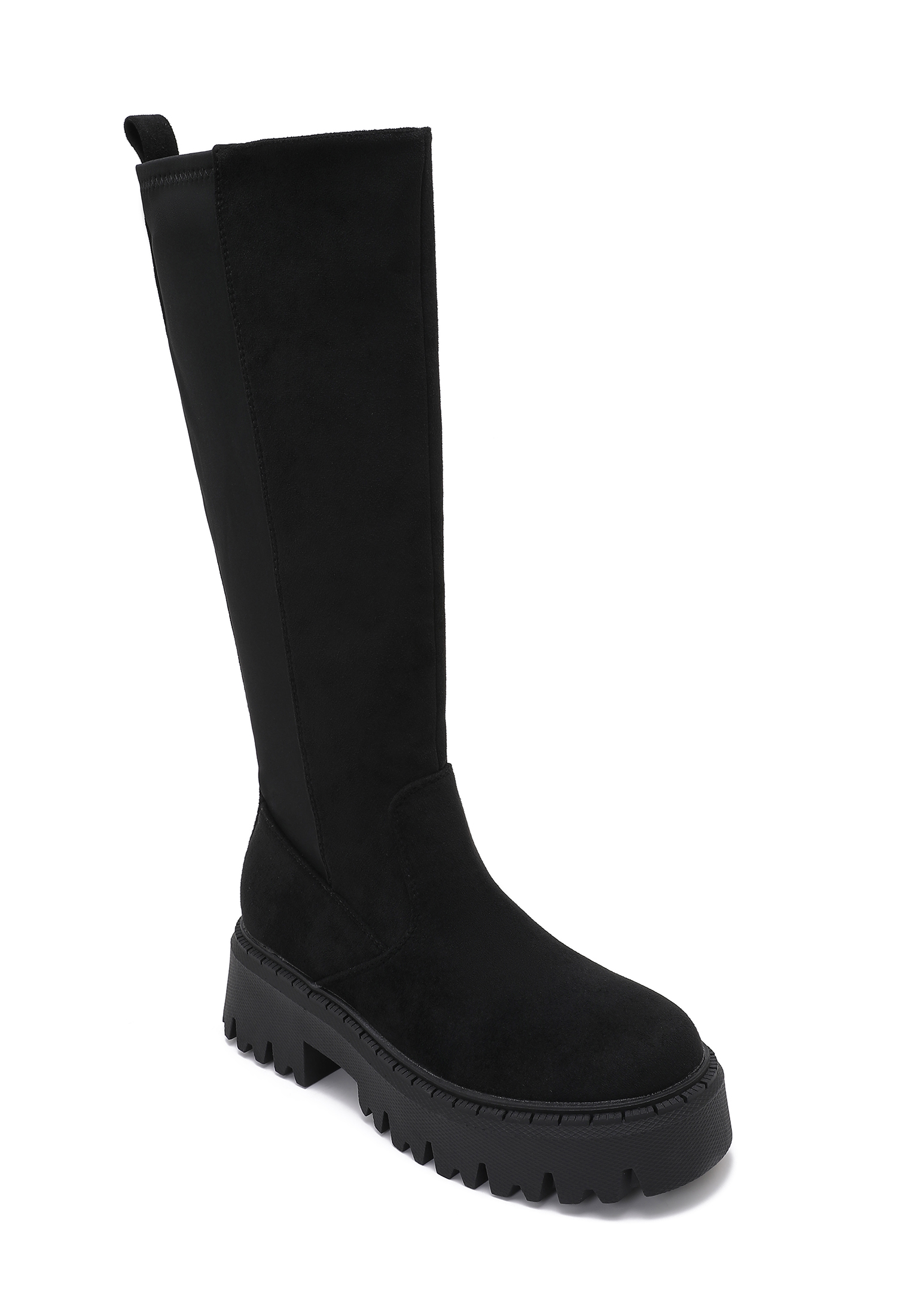 Plateau-Stiefel mit Traktorsohle