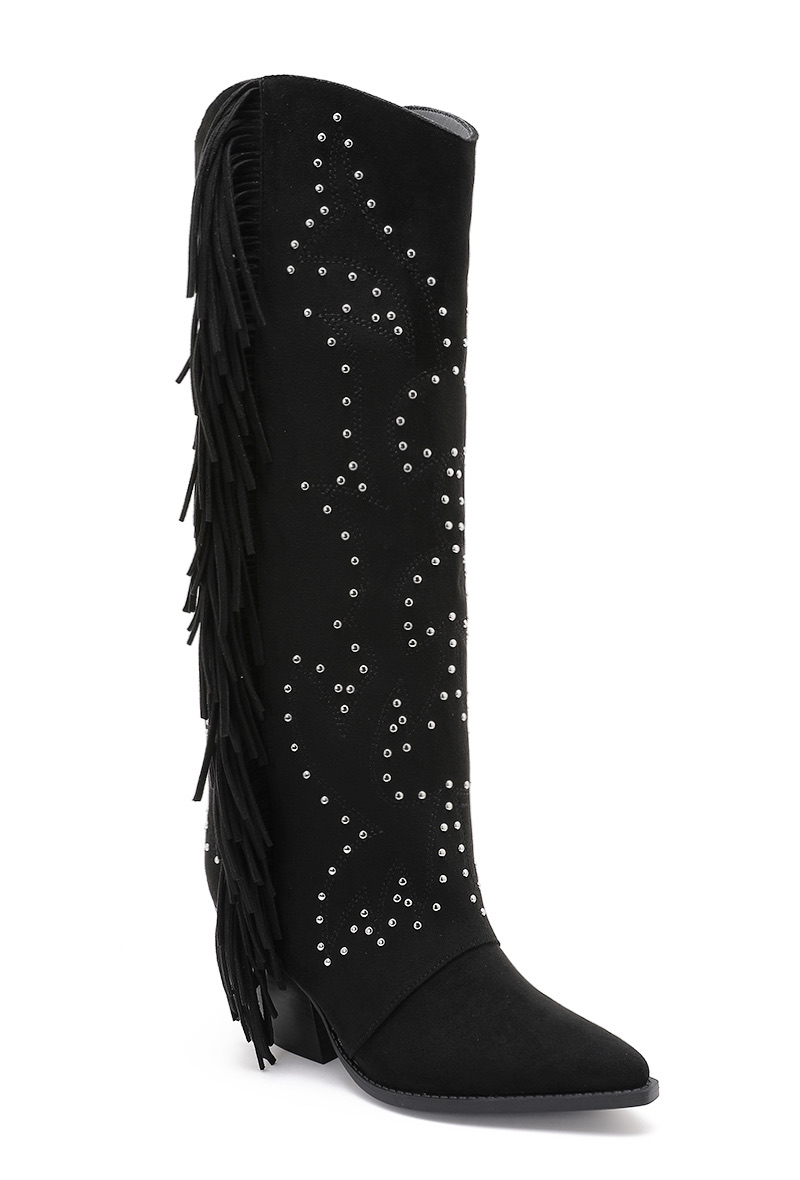 Cowboy-Stiefel mit Fransen