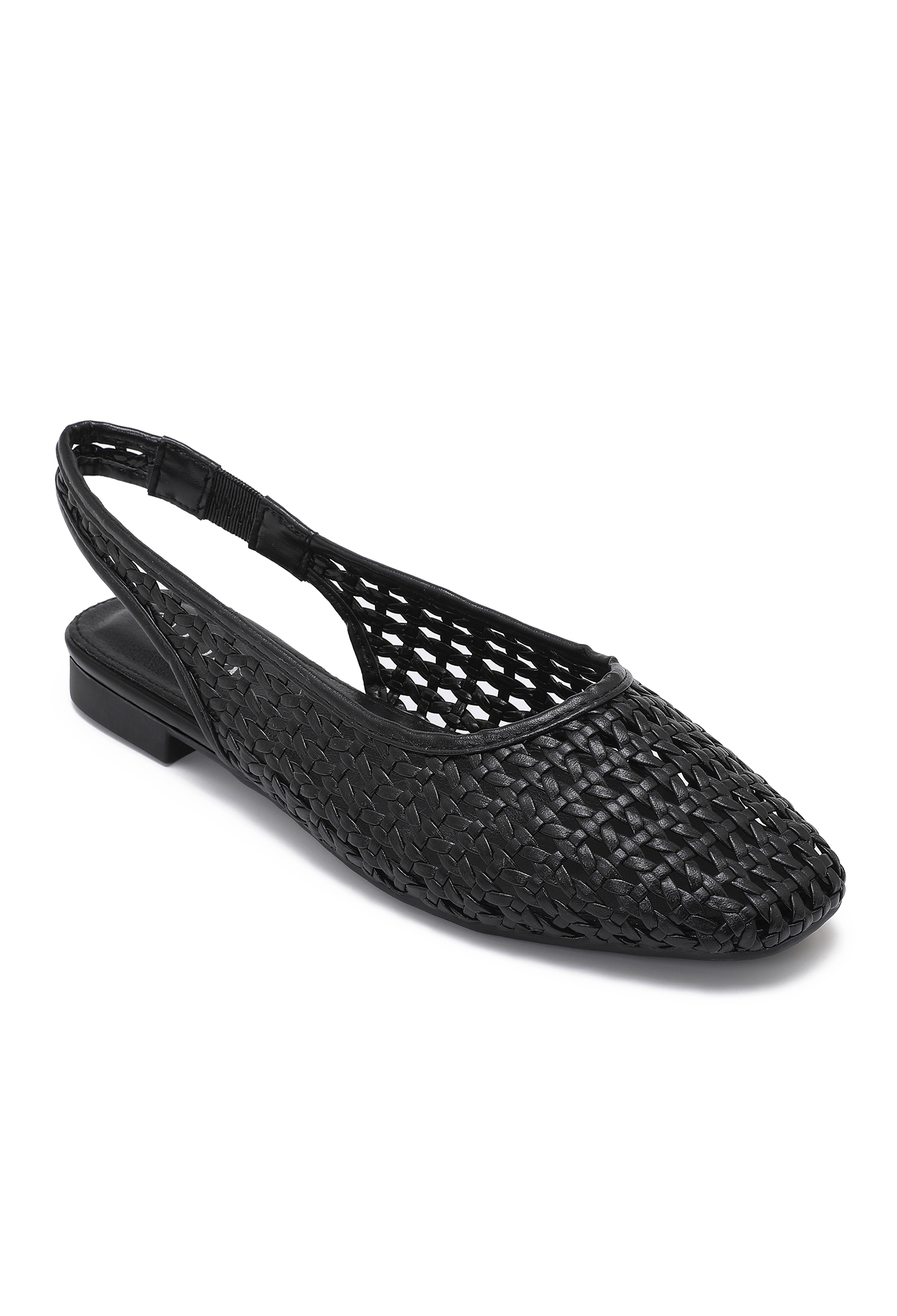 Ballerinas mit Cut-outs und Slingback