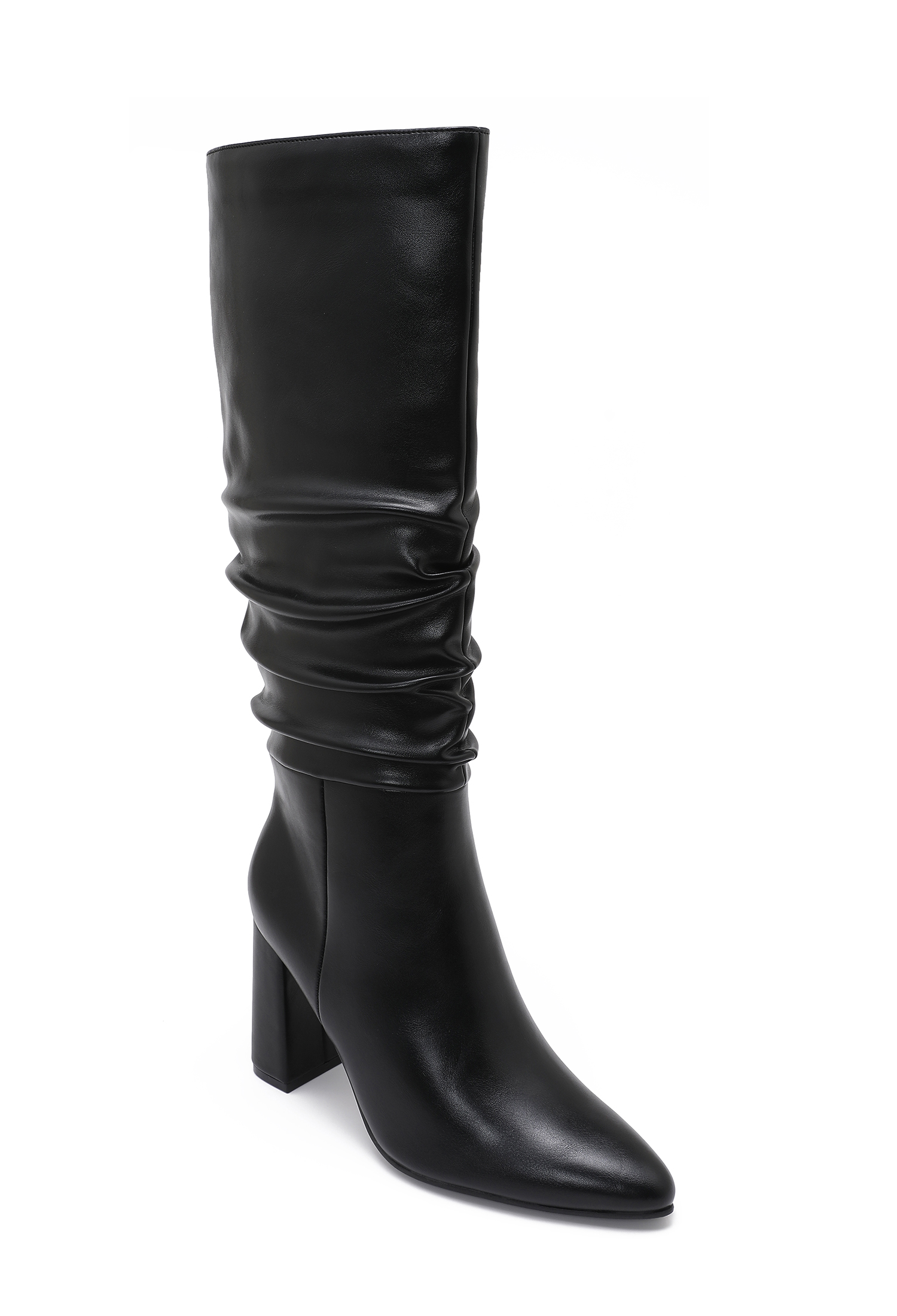 Stiefel mit hohem Blockabsatz
