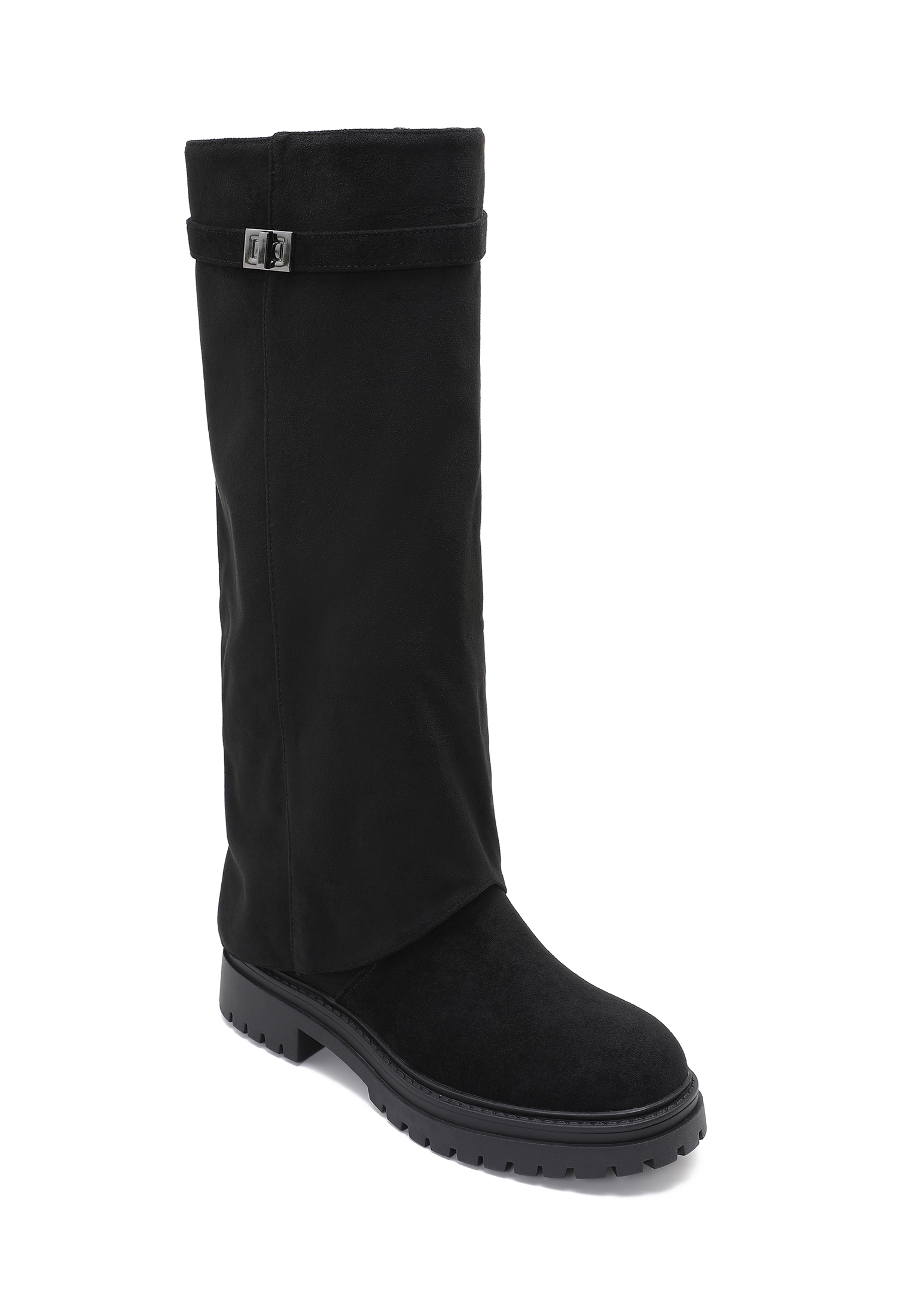 Massive Stiefel mit Traktorsohle