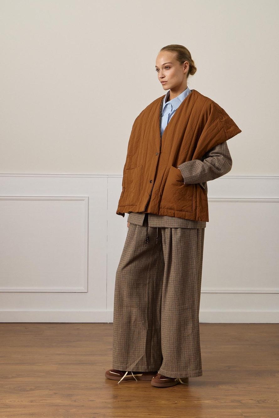 Oversized gesteppte Weste