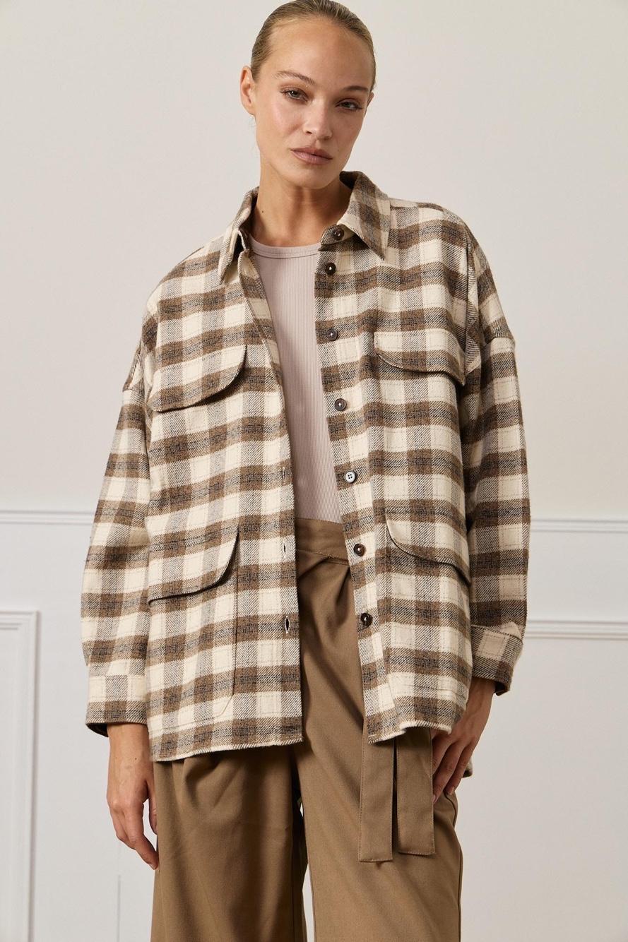 Oversized Hemdjacke