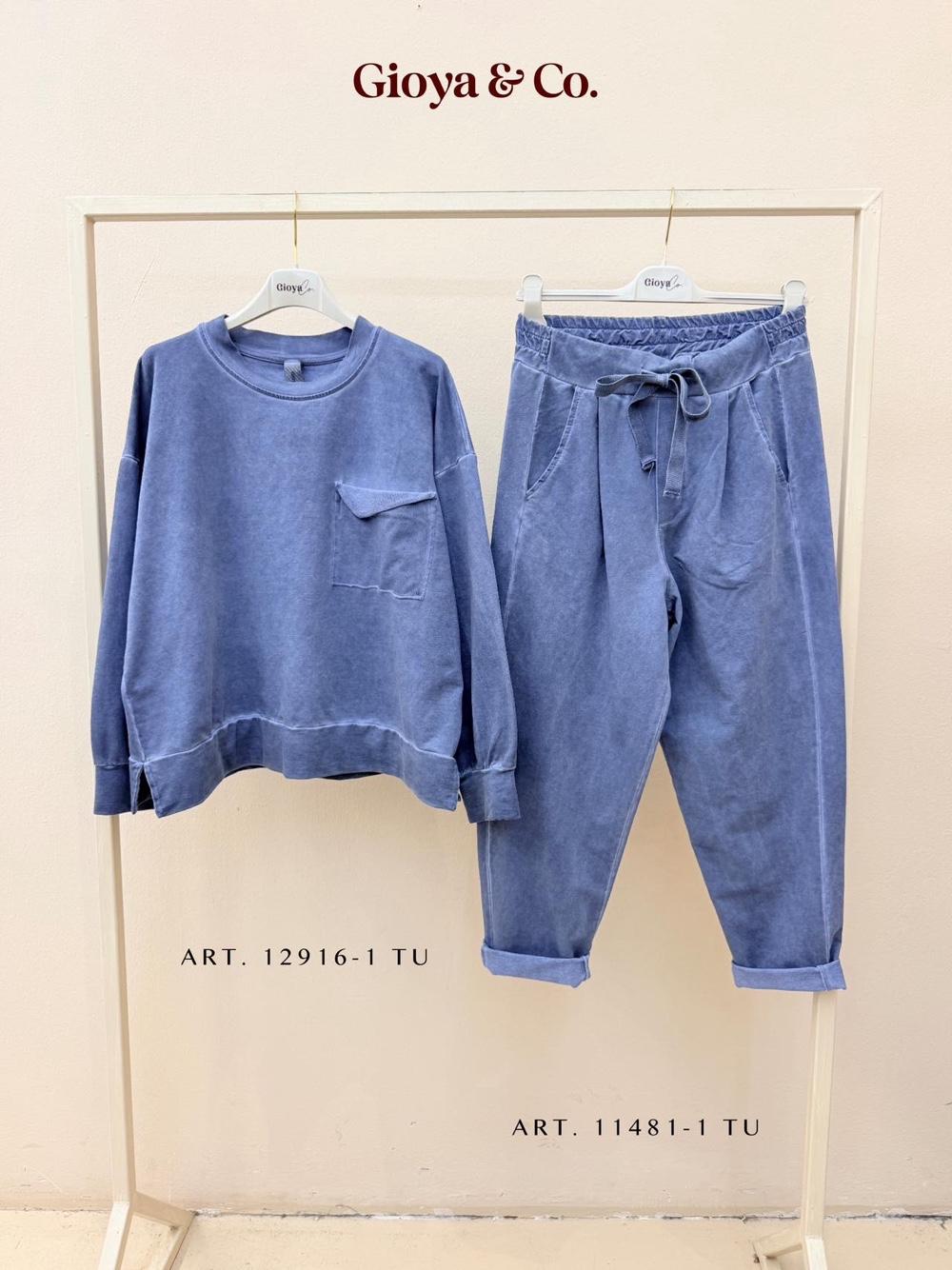 Lockeres Zweiteiliges Sweat-Set