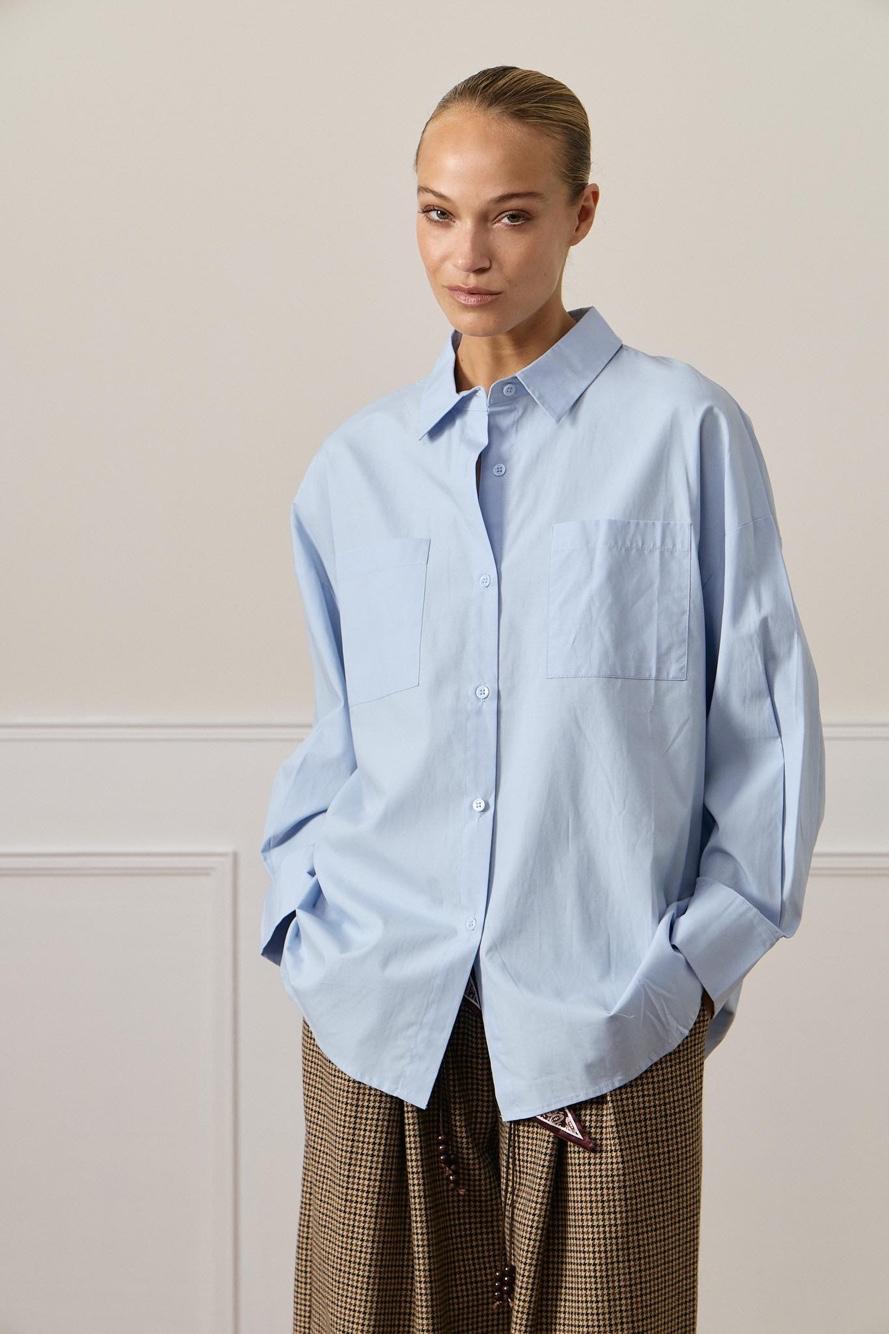 Oversize-Hemd mit Taschen
